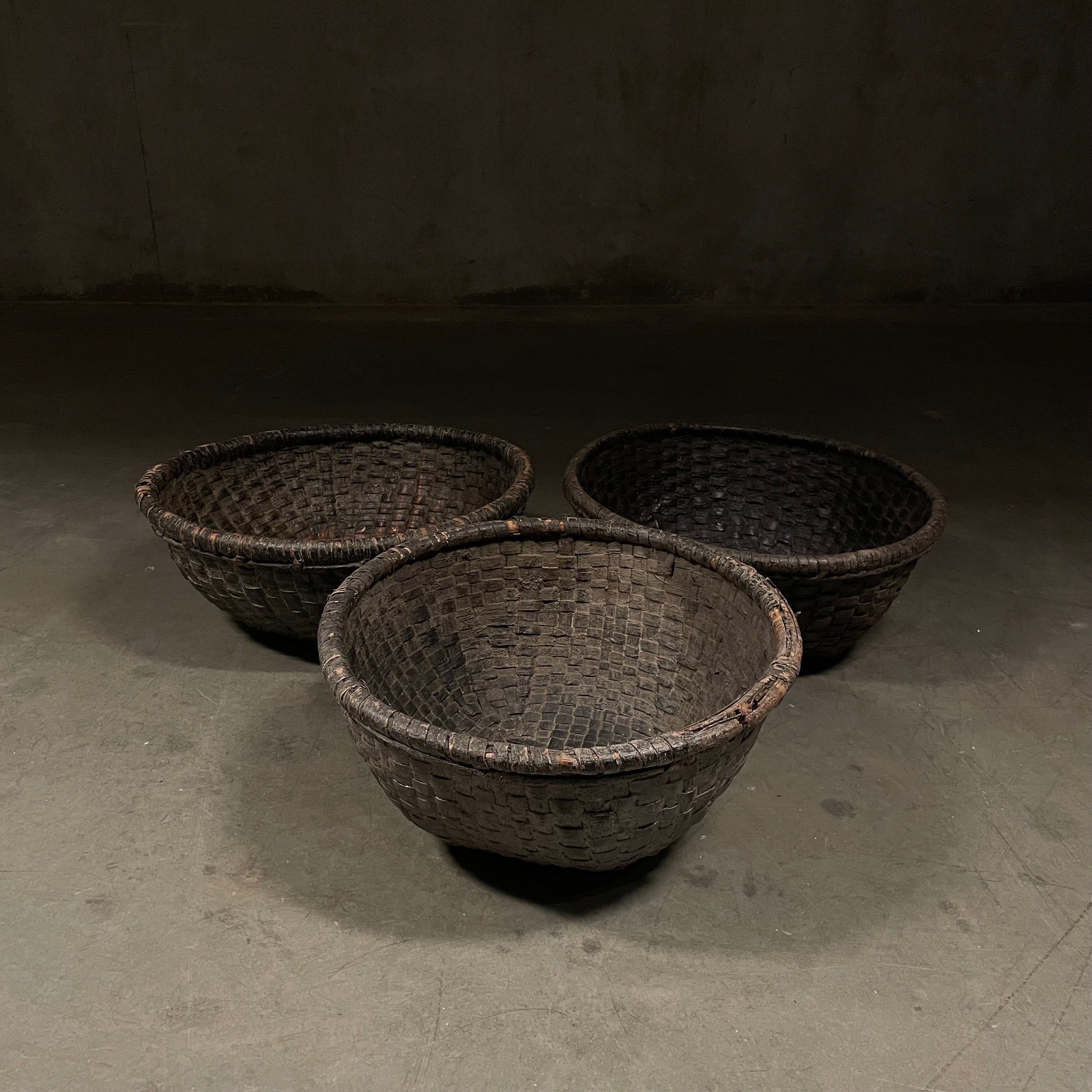 Antique Harvest Baskets from Asia