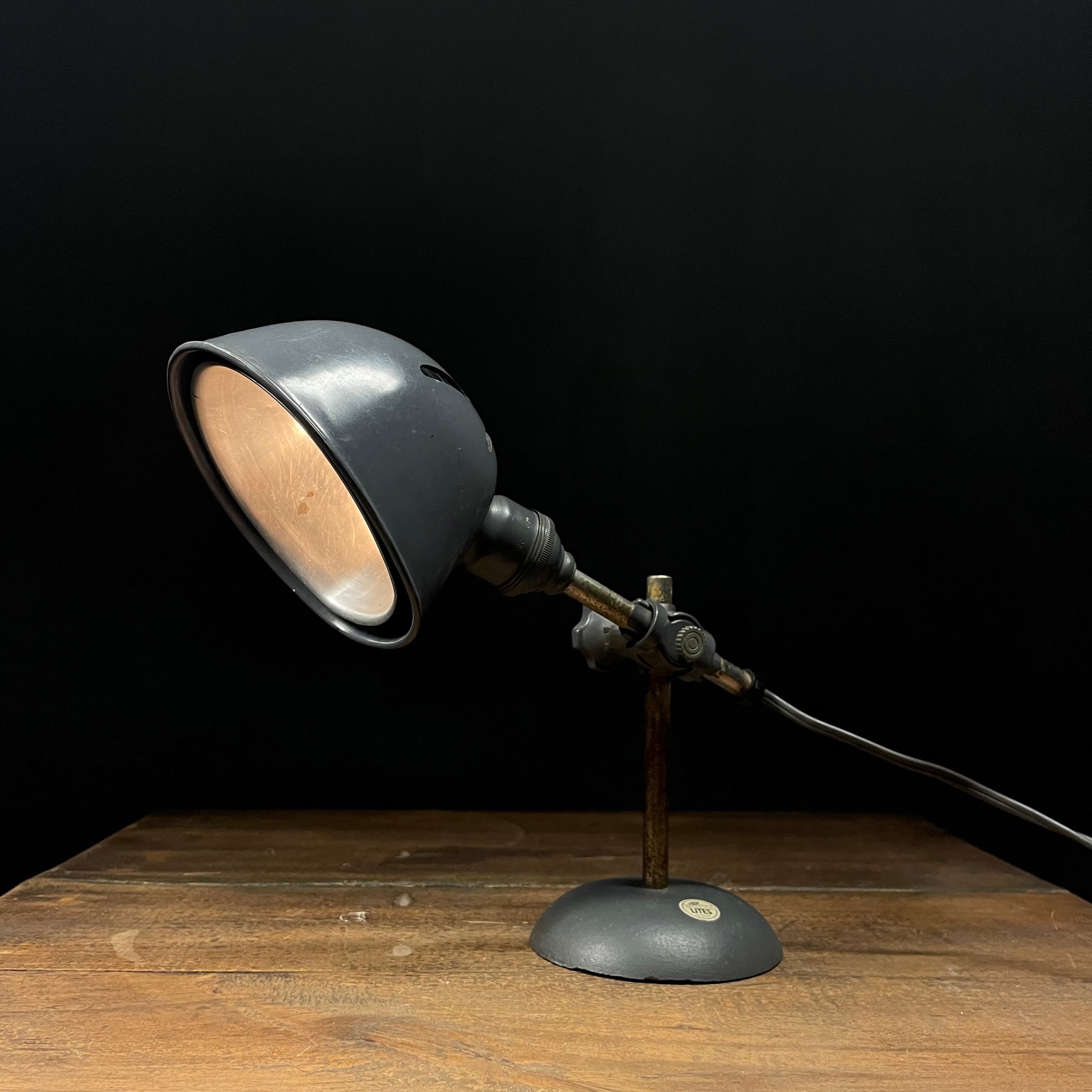 1930 Industrial pivot Table Lamp Light by O C White lighting