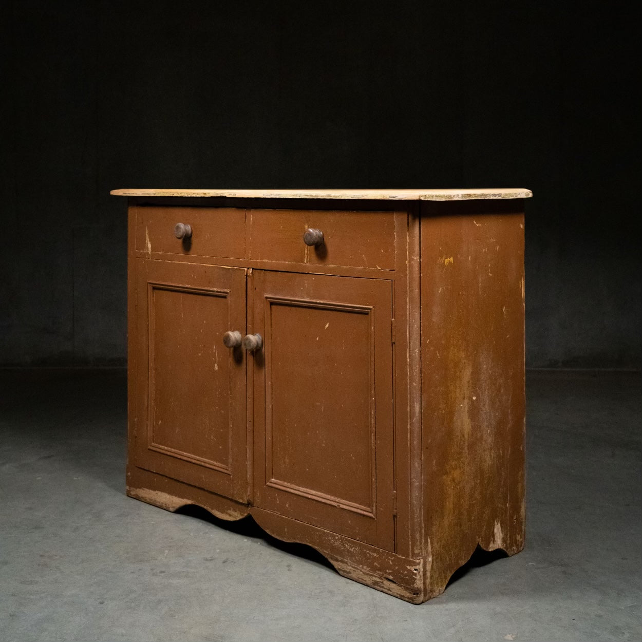 1870 Canadiana Pine Country Sideboard