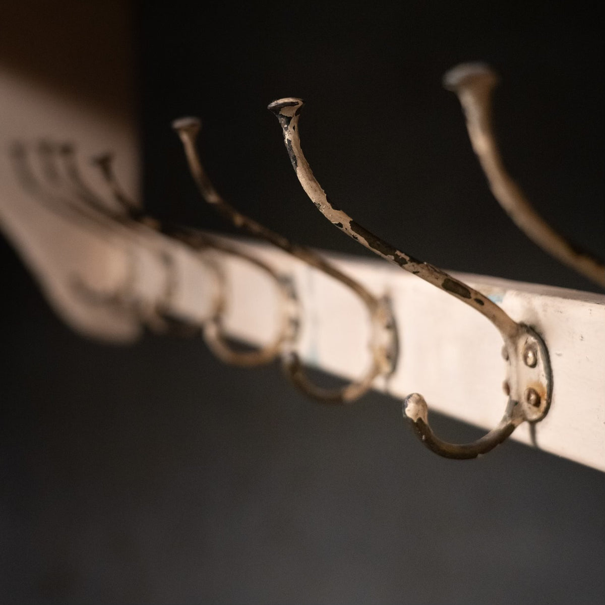 1920 wall mounted coat / hat rack Scott Landon Antiques and Interiors