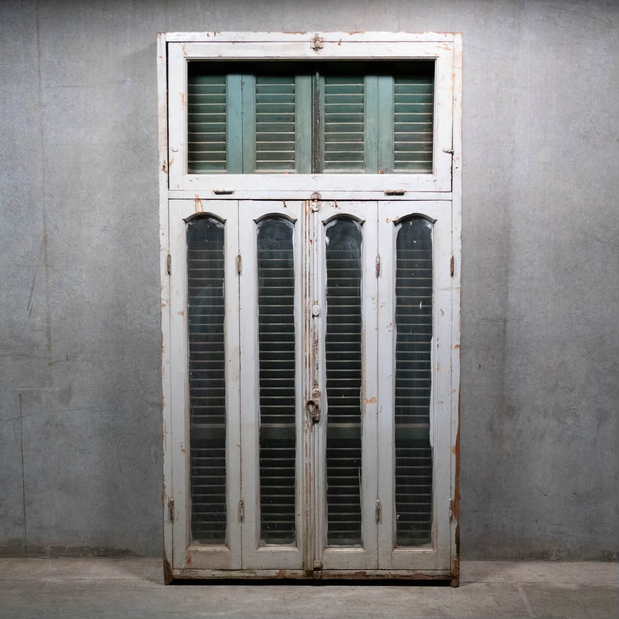 1910 Antique Window Shutter Unit From France