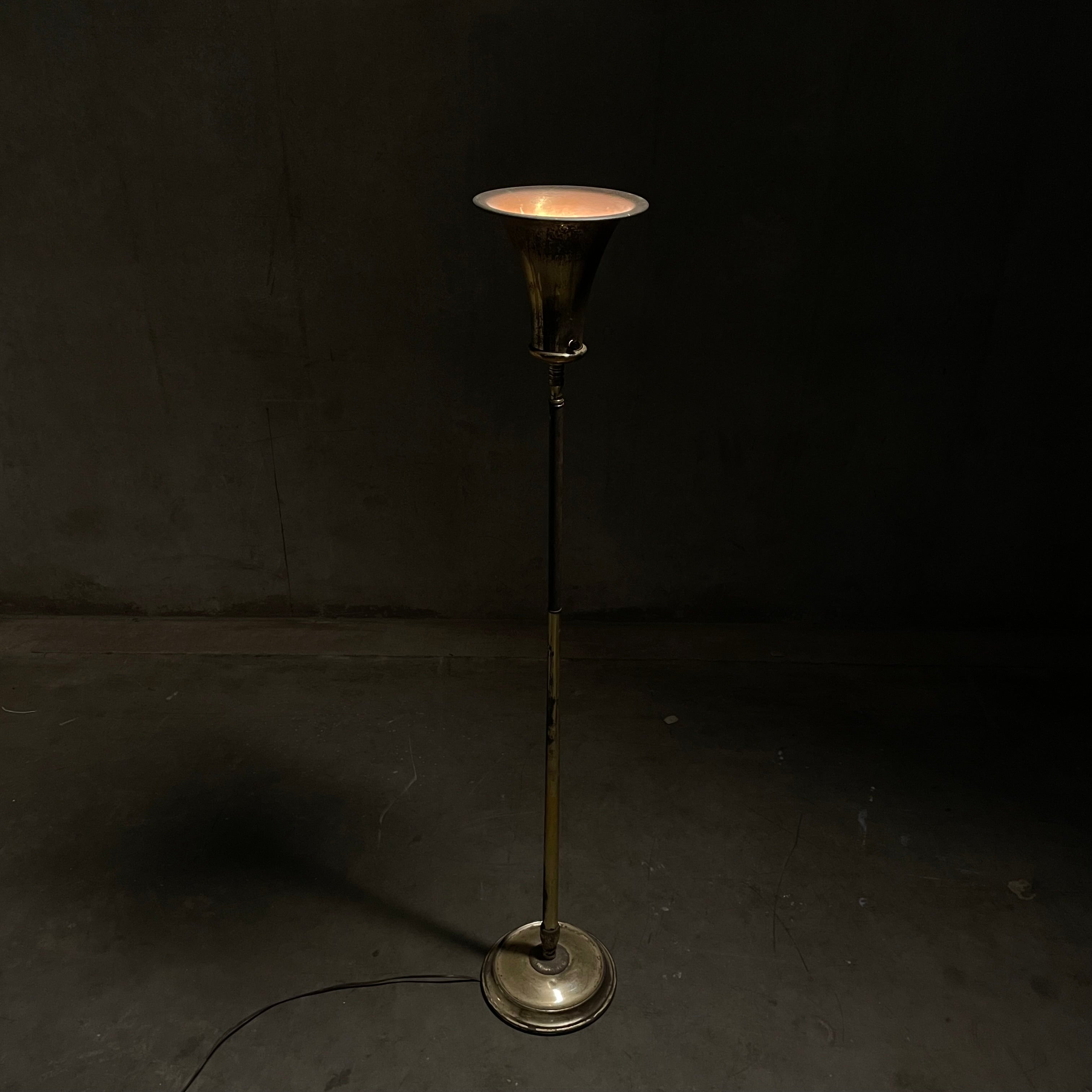 1920 Brass Floor Lamp