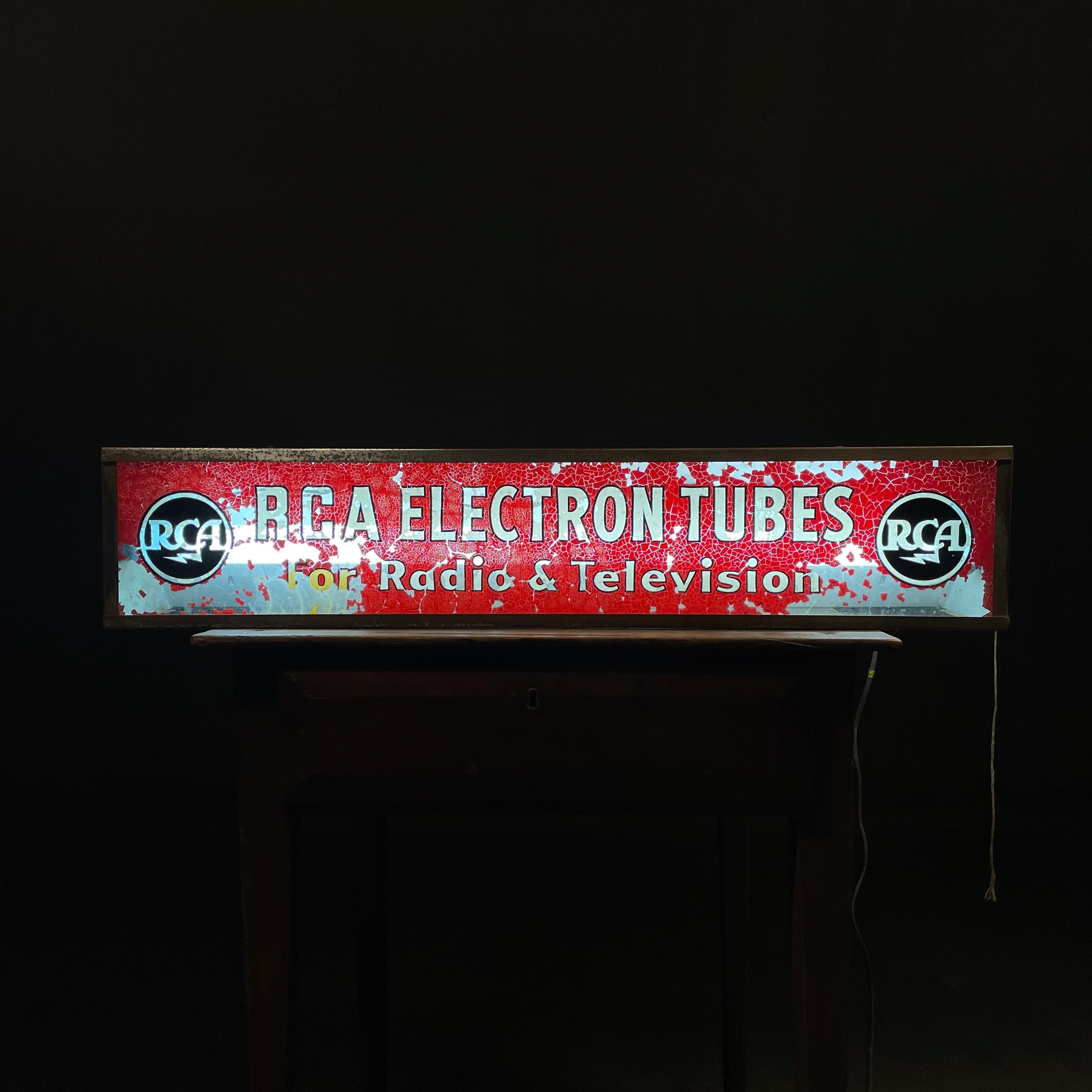 1960 Advertising Radio RCA Light box