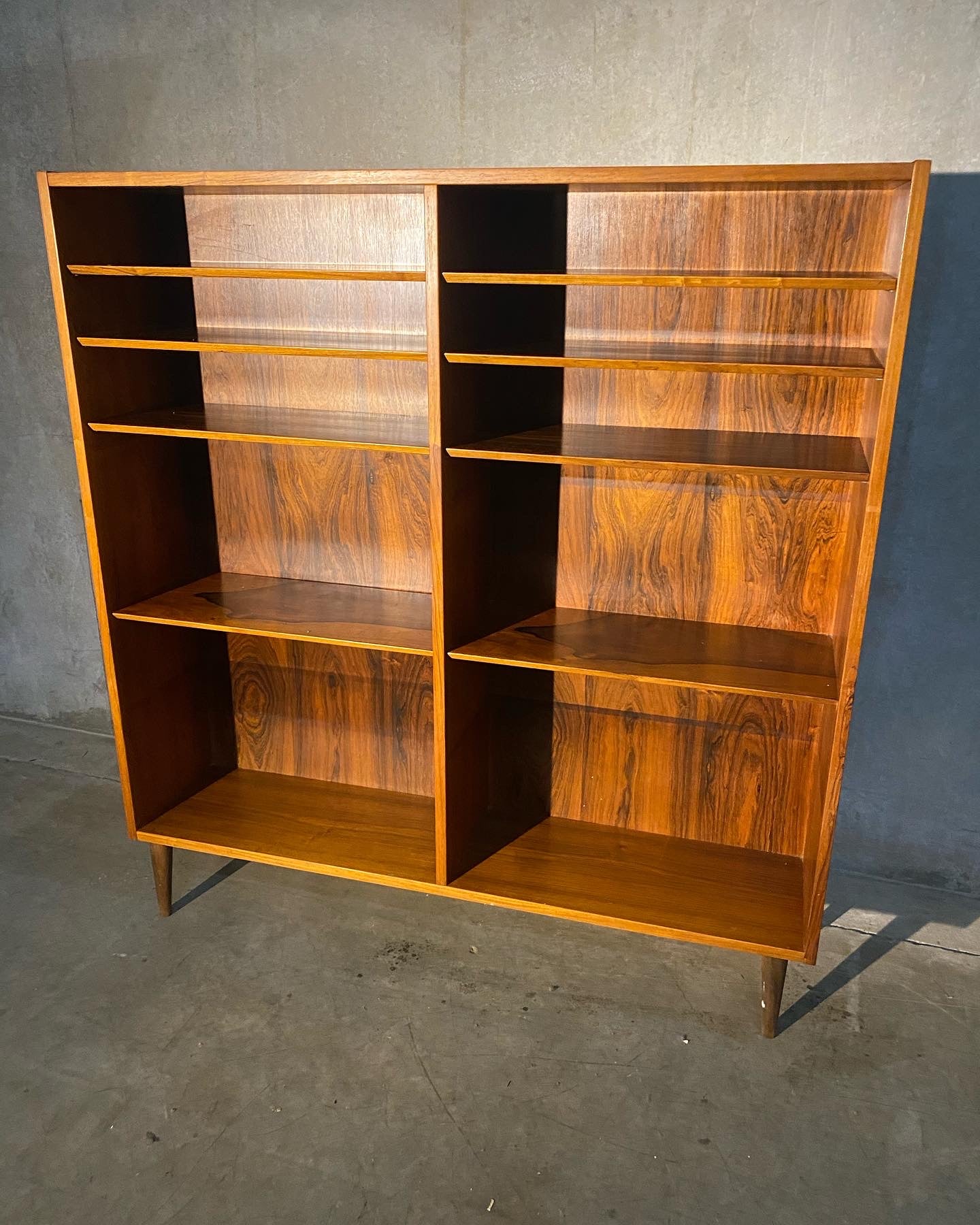 1960 rosewood bookcase by Poul Hundevad | Scott Landon Antiques and Interiors.
