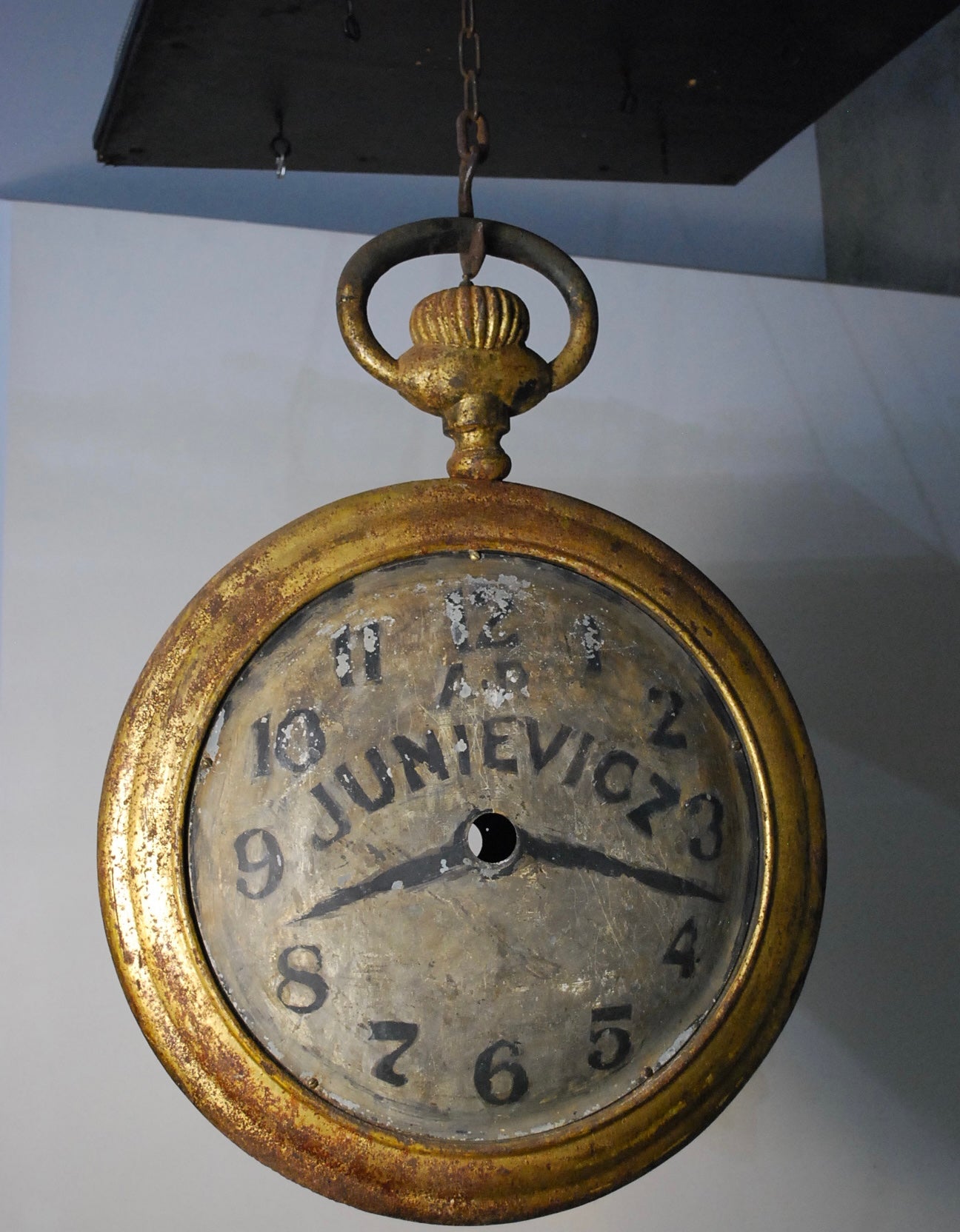 19th c French jeweller /Clock trade sign | Scott Landon Antiques and Interiors.