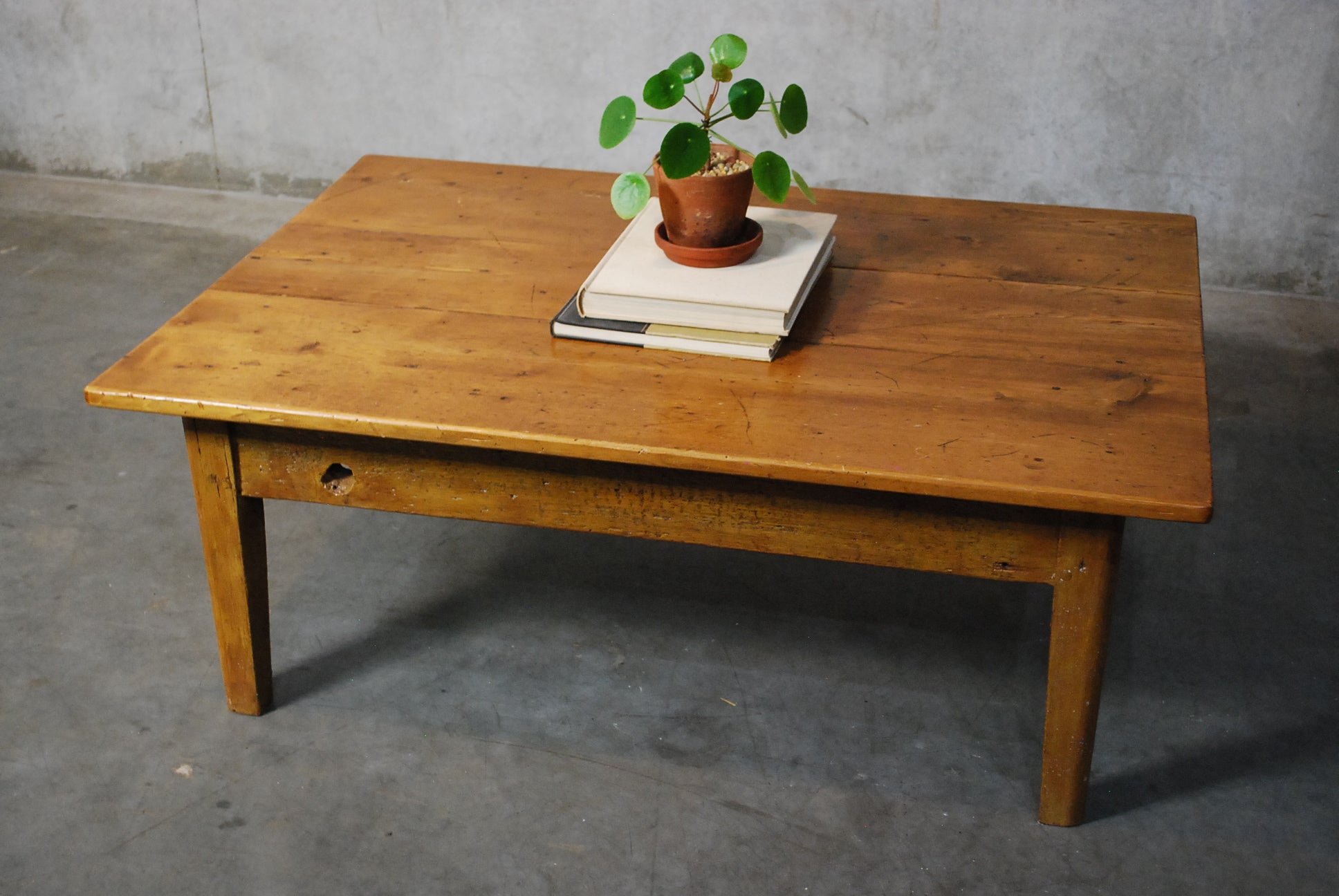 1870 Pine Quebec Coffee table | Scott Landon Antiques and Interiors.