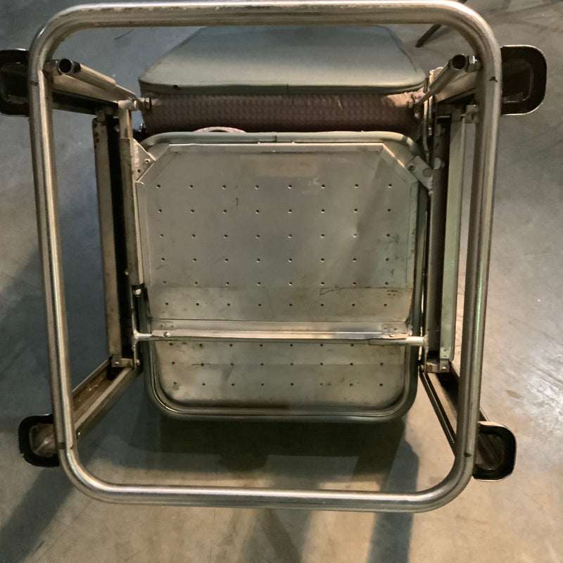 Henry Dreyfuss Industrial or Machine Age Lounge Chairs  for Pullman Train | Scott Landon Antiques and Interiors.