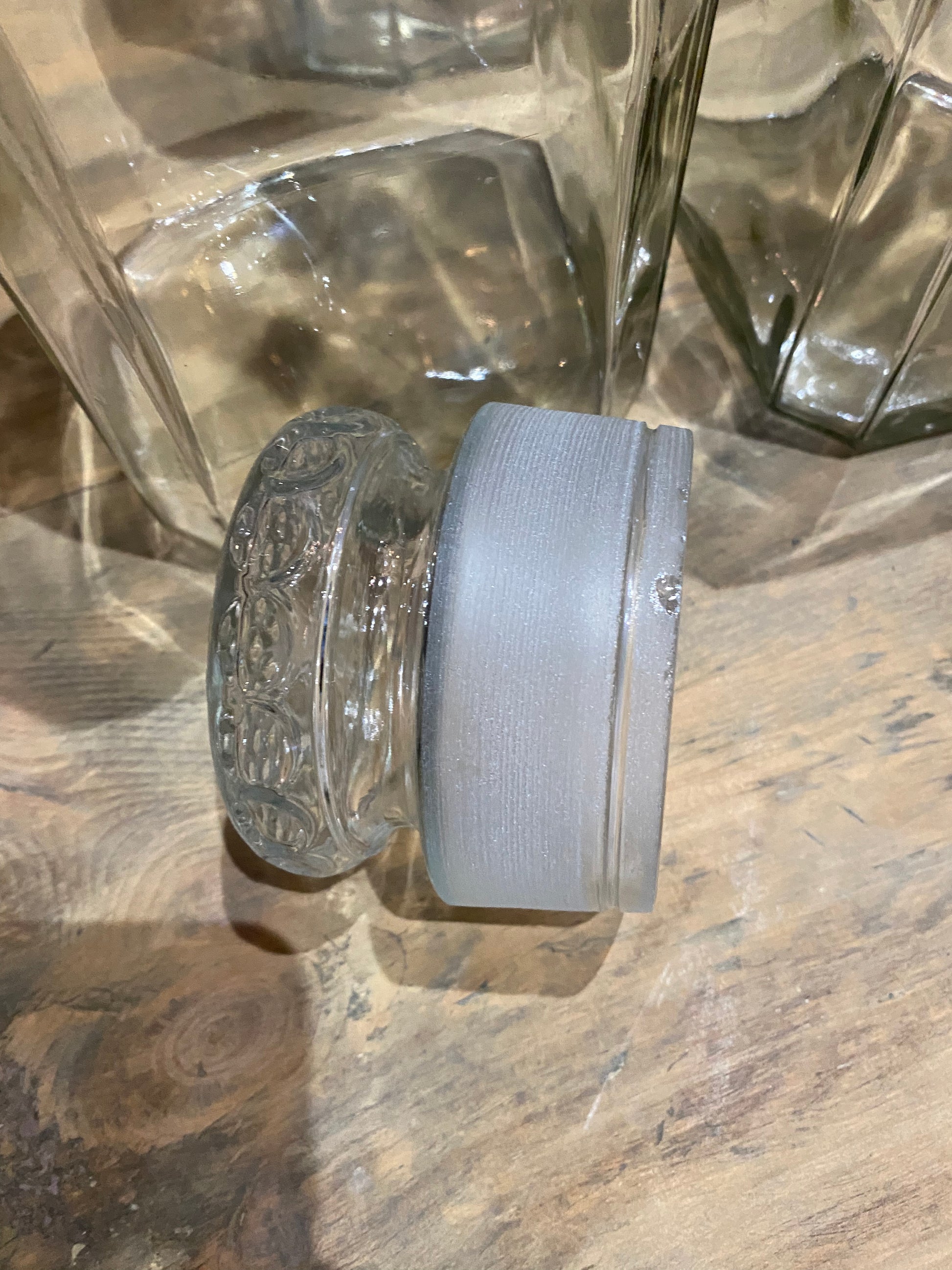 1920 apothecary candy Penny jars | Scott Landon Antiques and Interiors.