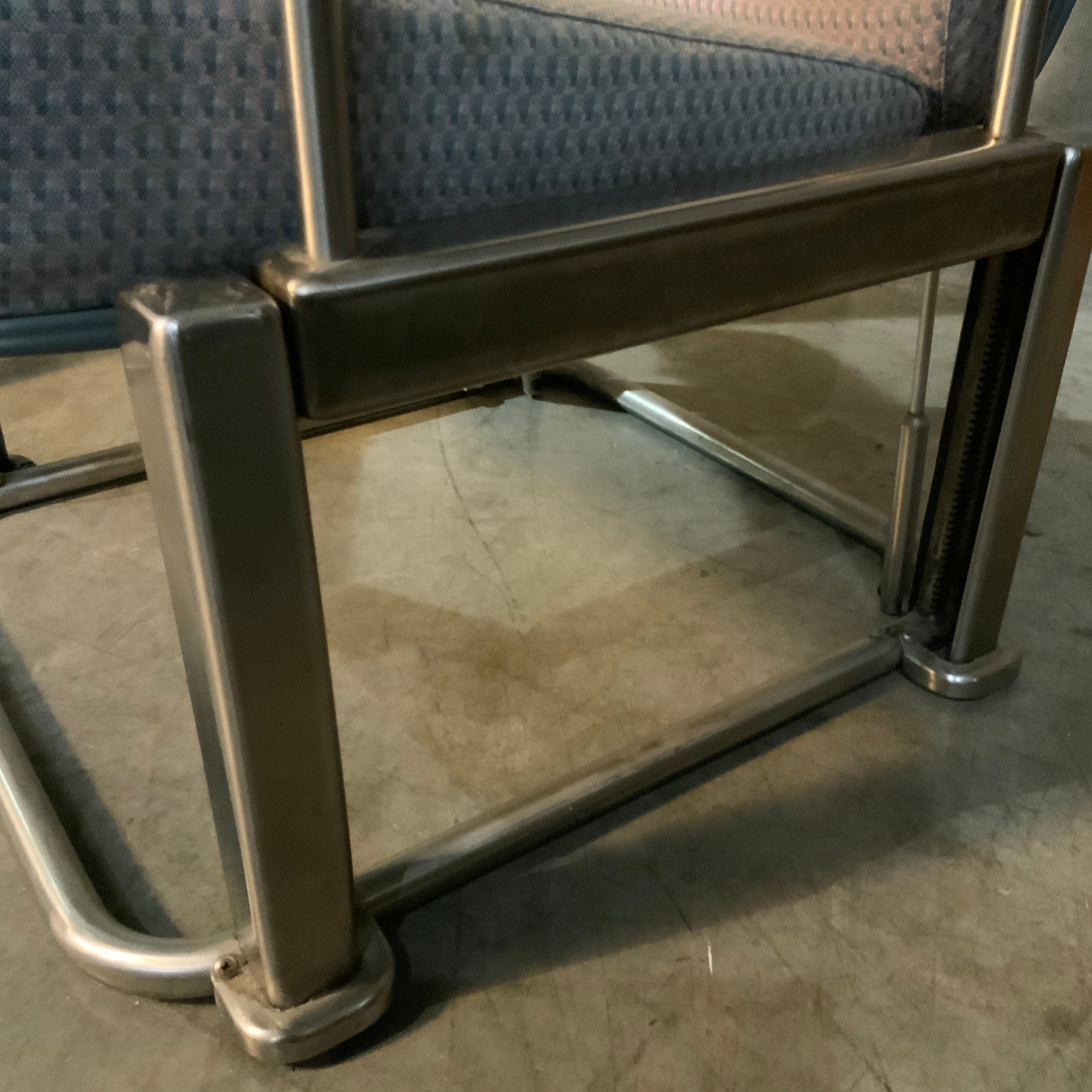 Henry Dreyfuss Industrial or Machine Age Lounge Chairs  for Pullman Train | Scott Landon Antiques and Interiors.