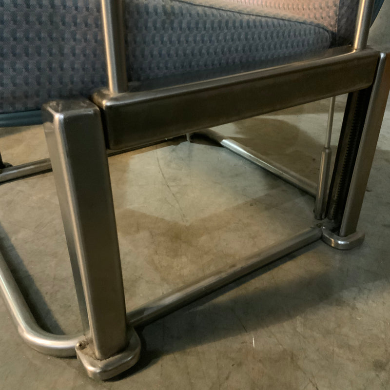 Henry Dreyfuss Industrial or Machine Age Lounge Chairs  for Pullman Train | Scott Landon Antiques and Interiors.