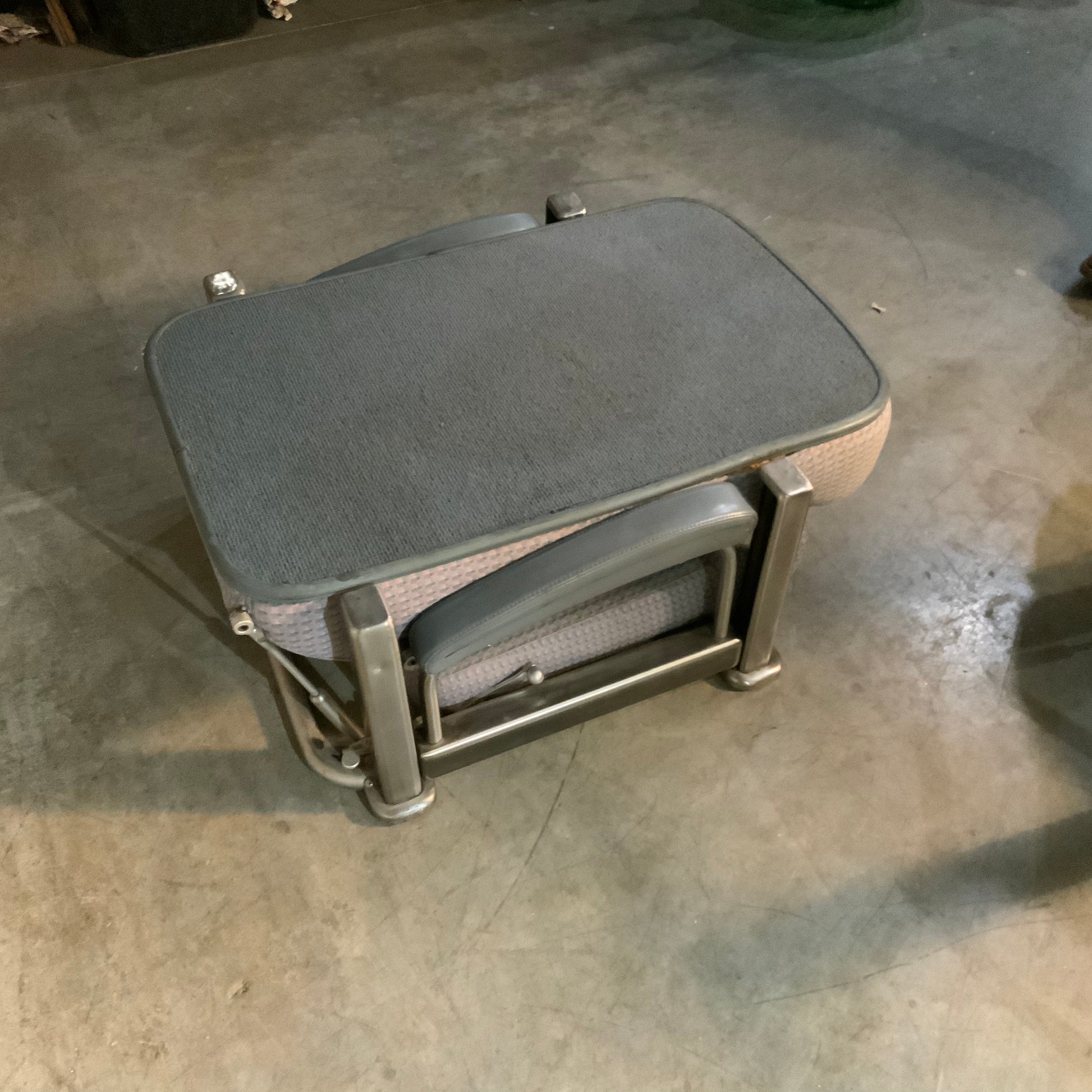 Henry Dreyfuss Industrial or Machine Age Lounge Chairs  for Pullman Train | Scott Landon Antiques and Interiors.