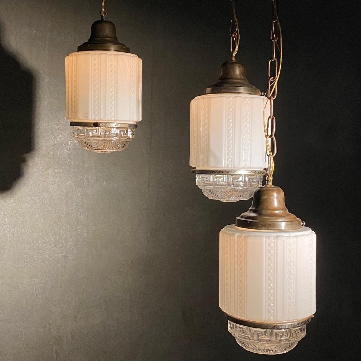 Art deco clearance skyscraper pendant light