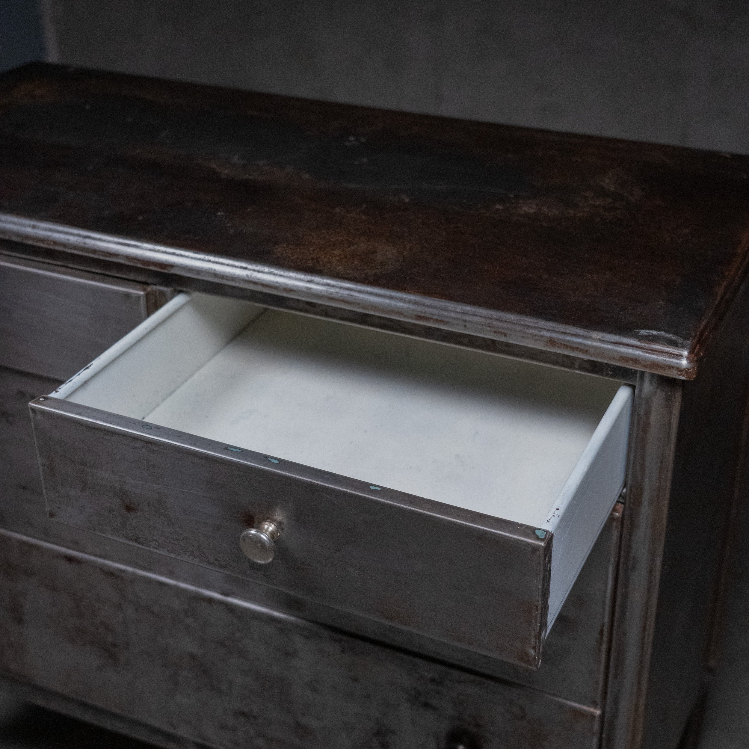 metal drawers | Scott Landon Antiques and Interiors.