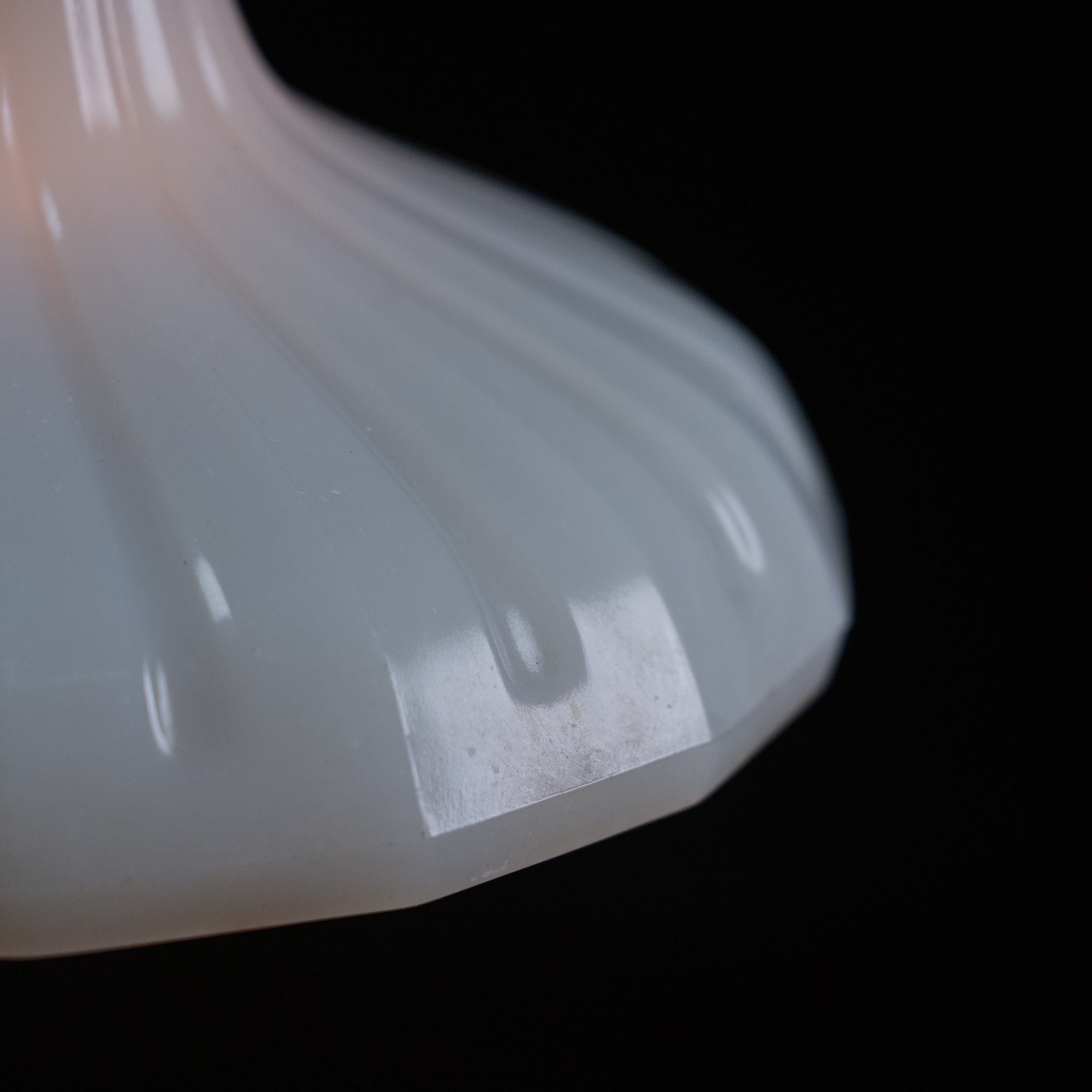 milk glass pendant | Scott Landon Antiques and Interiors.