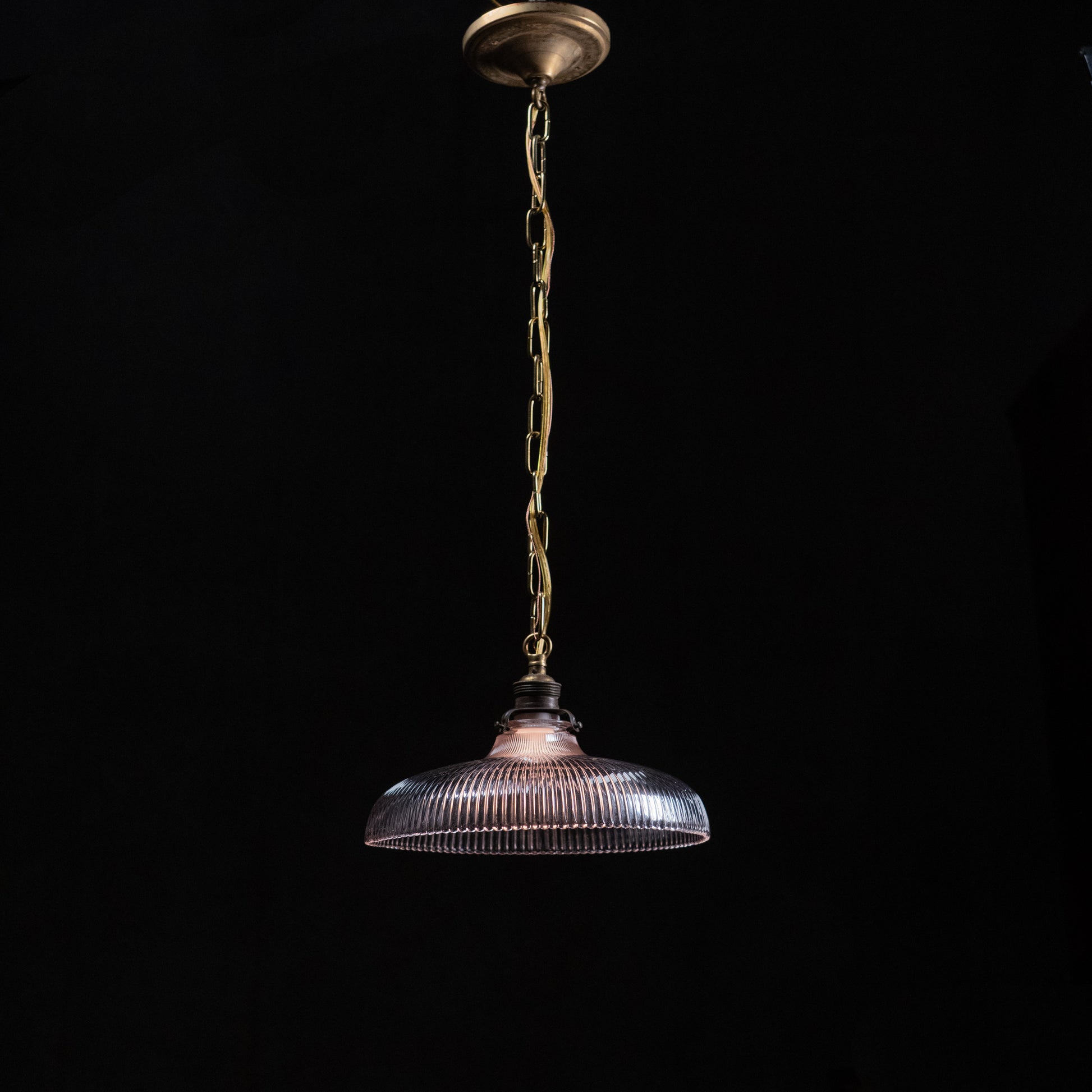 holophane pendant | Scott Landon Antiques and Interiors.