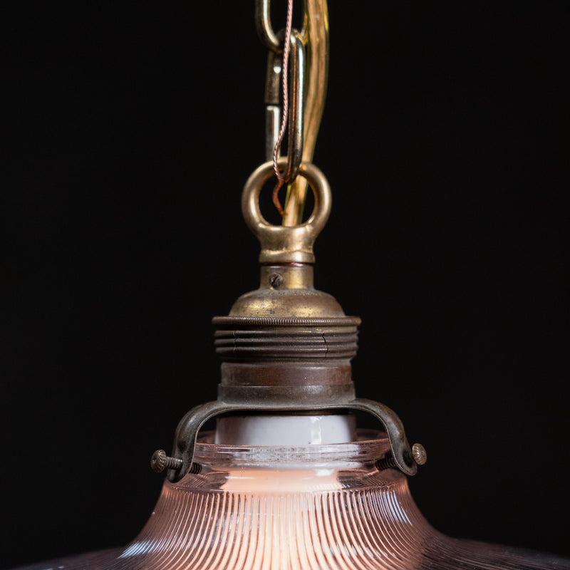 holophane pendant | Scott Landon Antiques and Interiors.