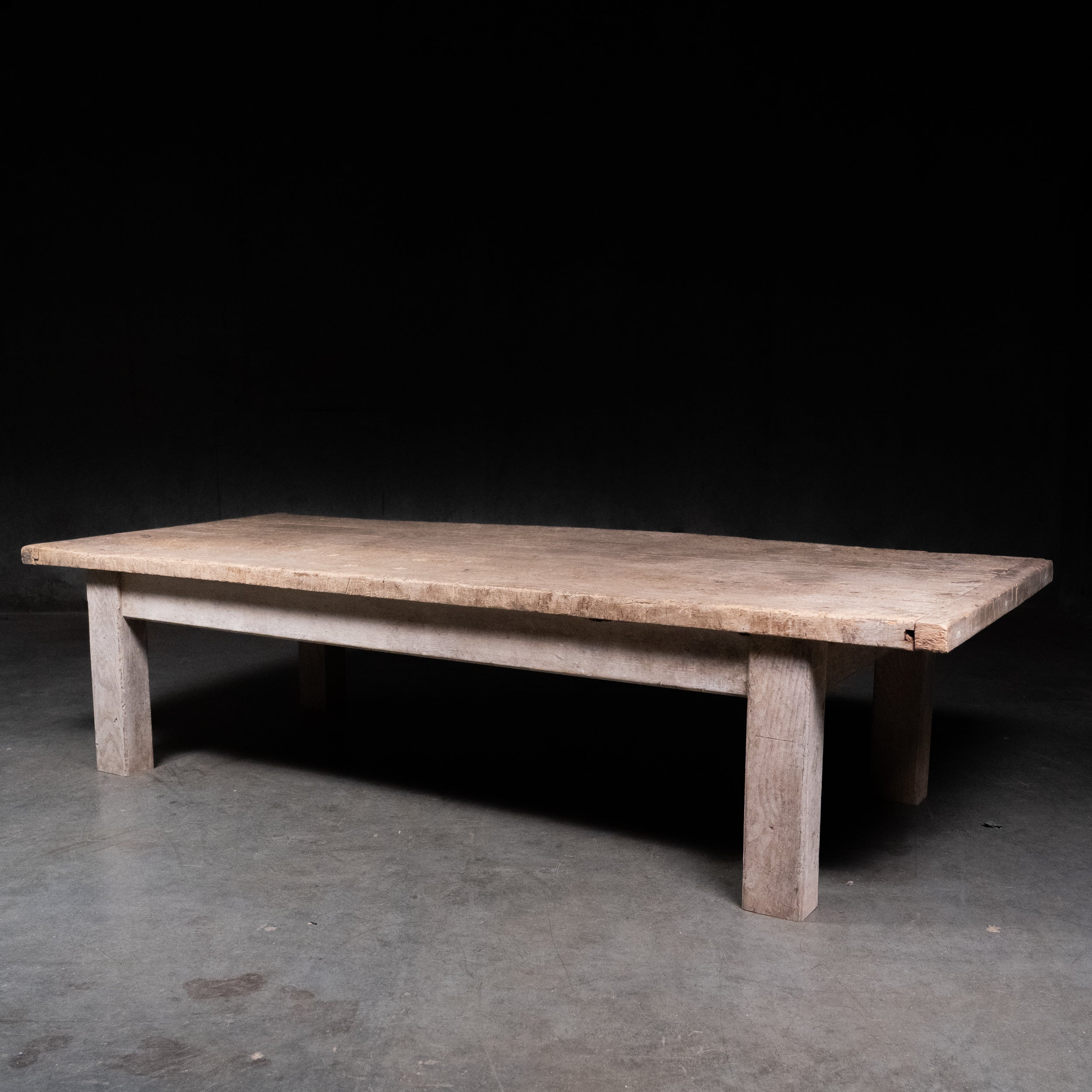19th Century French Rustic Factory Coffee Table