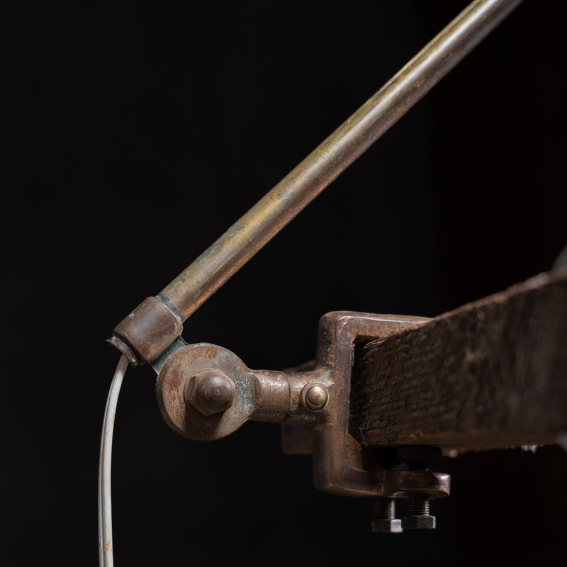 clamp on lamp | Scott Landon Antiques and Interiors.