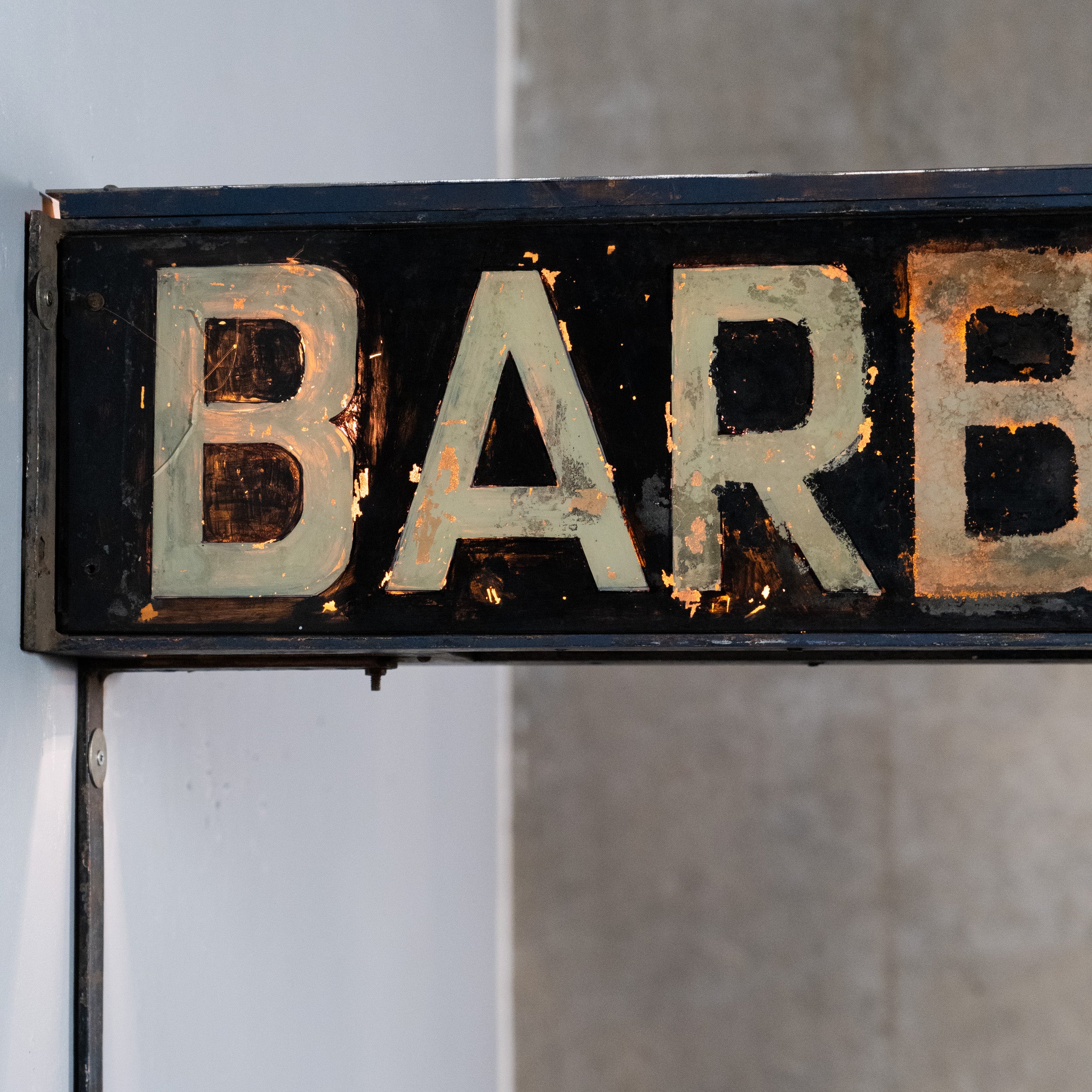 barber sign | Scott Landon Antiques and Interiors.