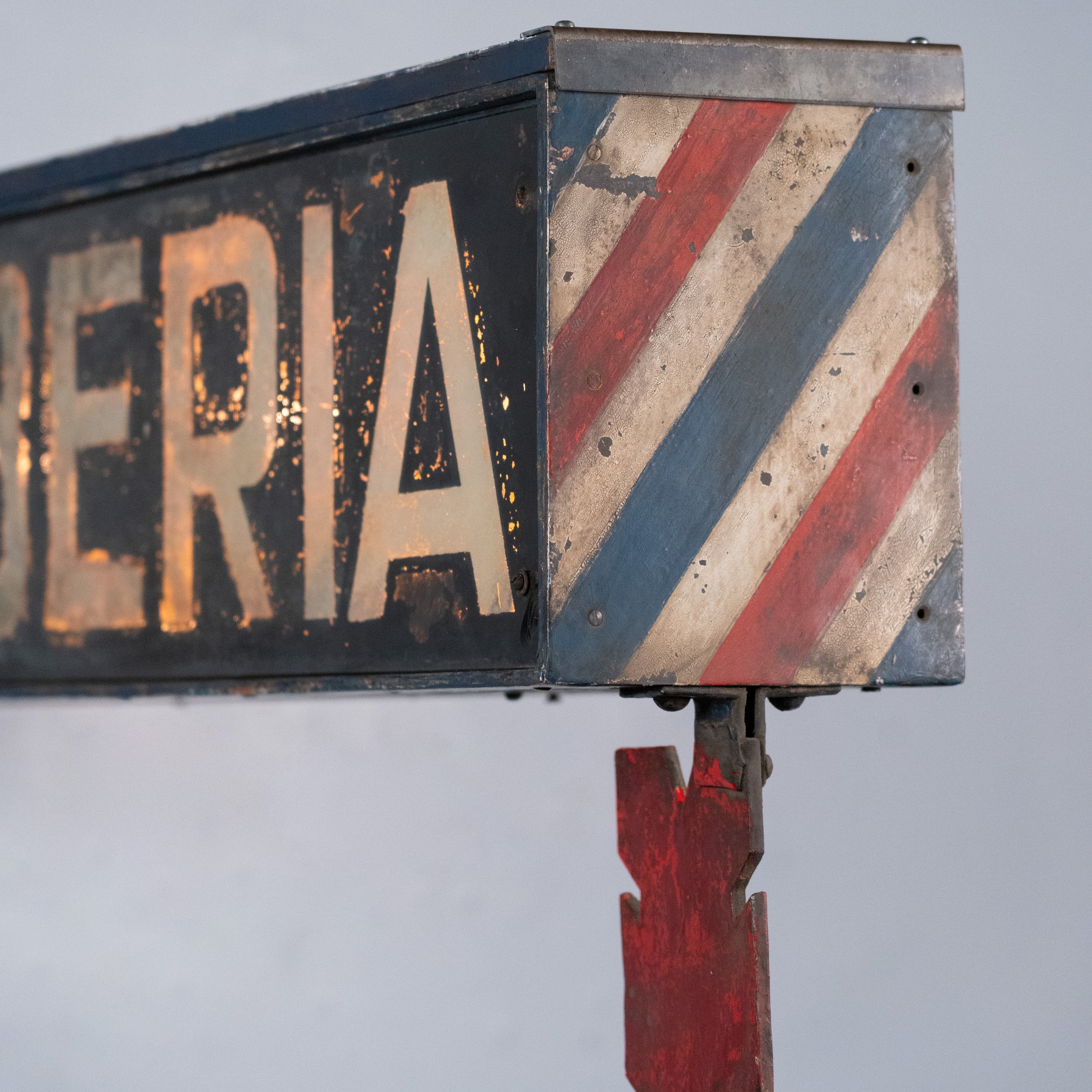 barber sign | Scott Landon Antiques and Interiors.