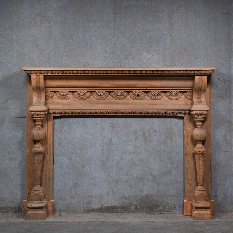 wooden mantle | Scott Landon Antiques and Interiors.