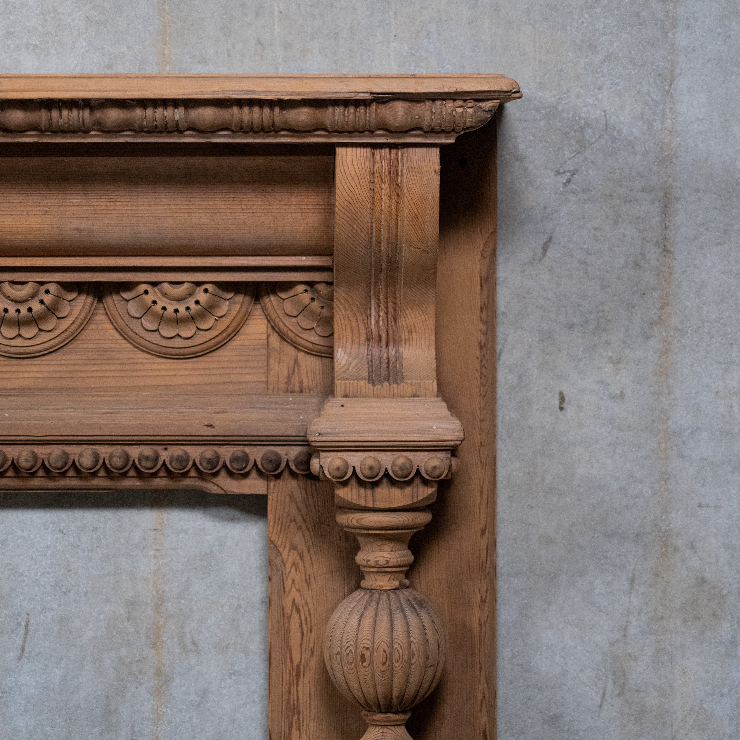 wooden mantle | Scott Landon Antiques and Interiors.