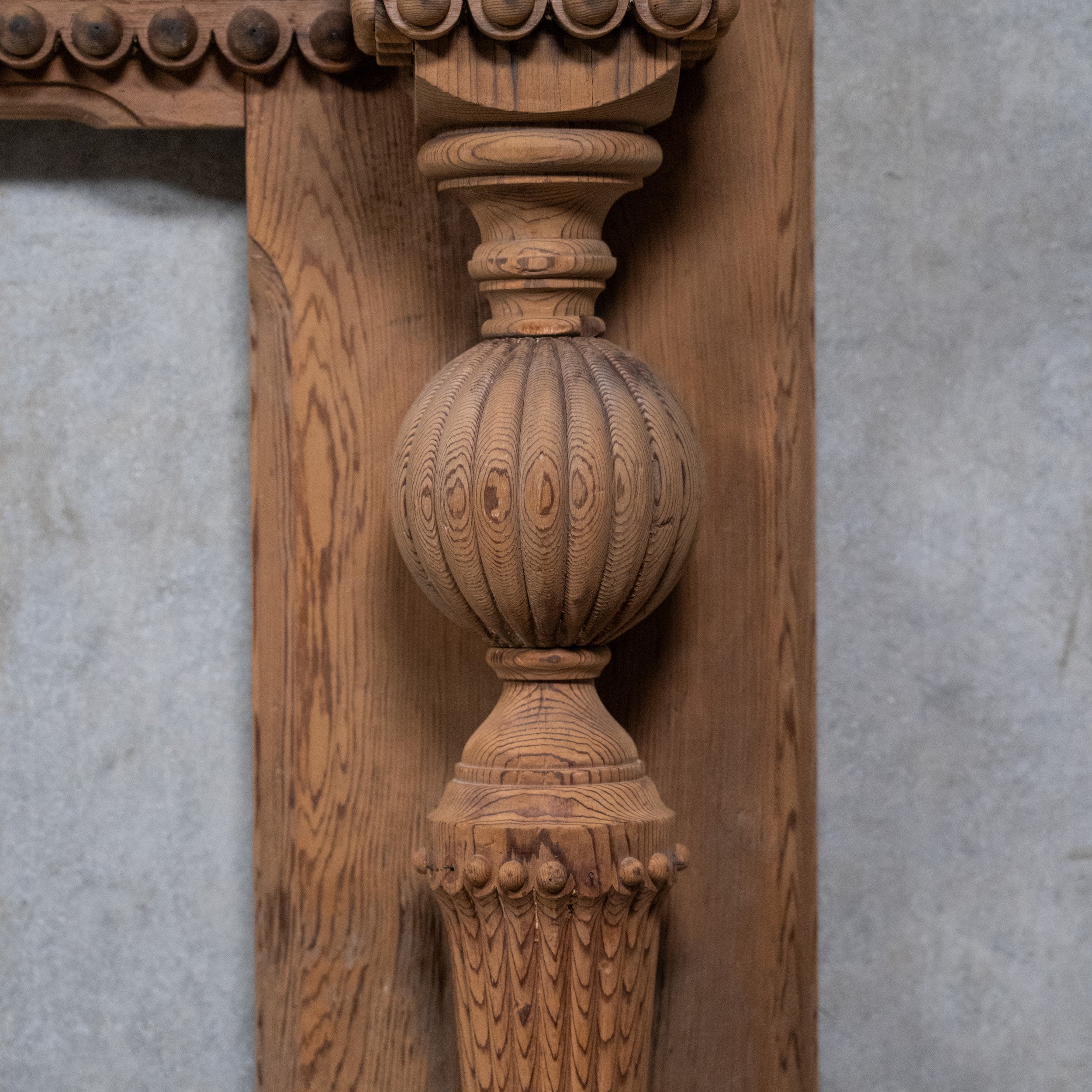 wooden mantle | Scott Landon Antiques and Interiors.