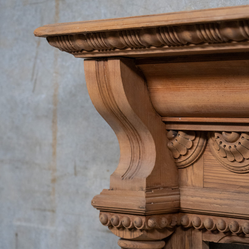wooden mantle | Scott Landon Antiques and Interiors.