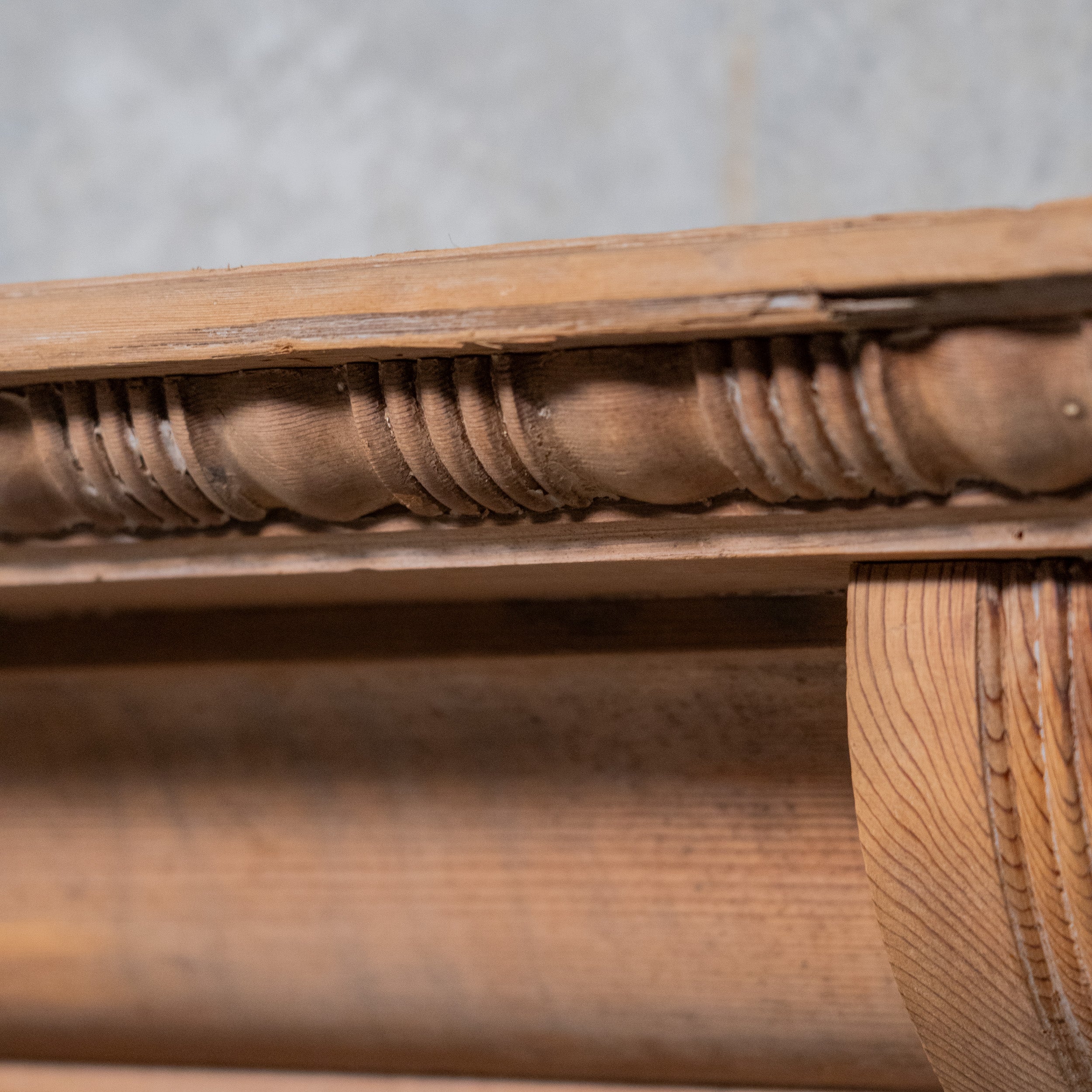 wooden mantle | Scott Landon Antiques and Interiors.