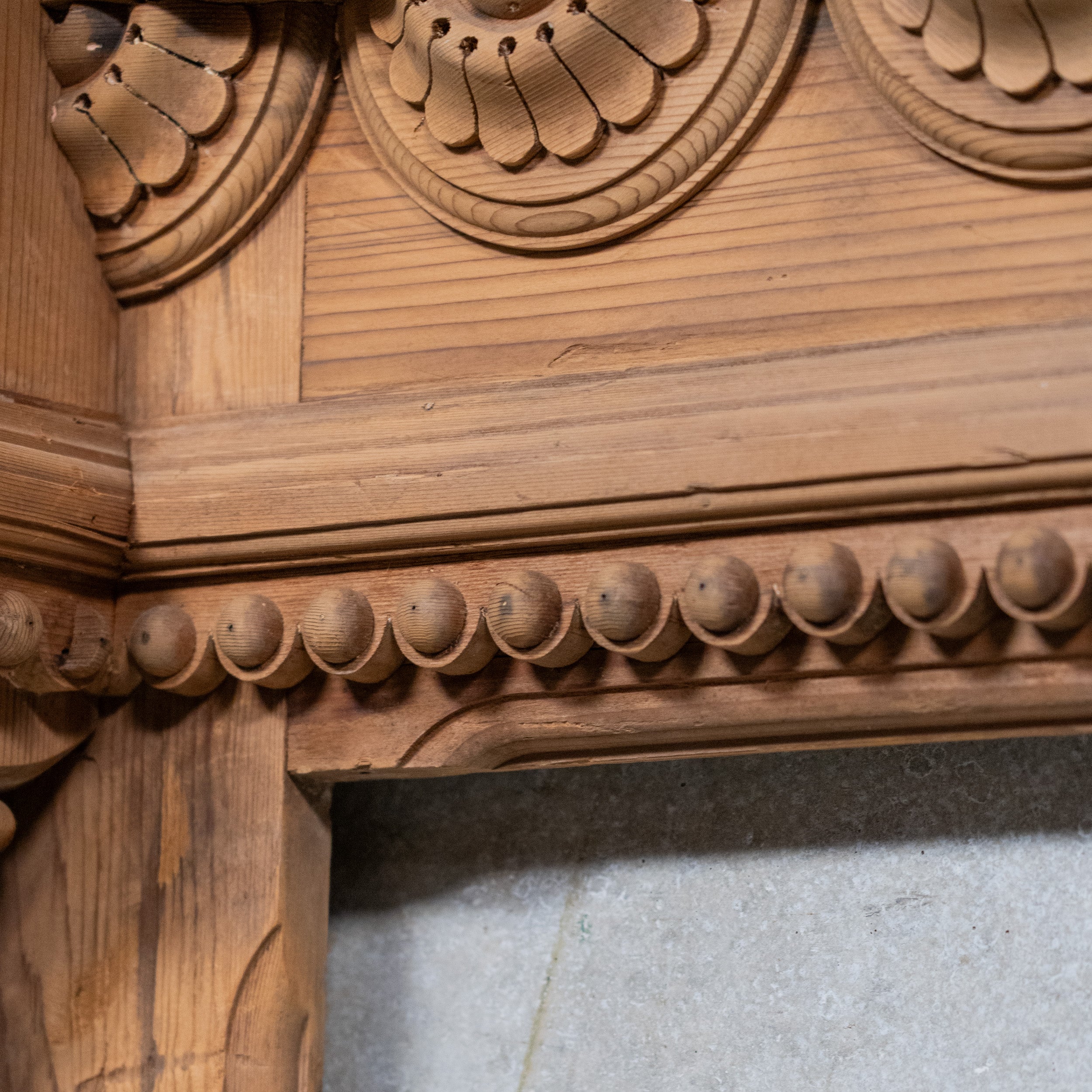 wooden mantle | Scott Landon Antiques and Interiors.