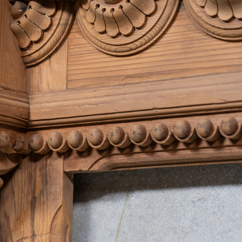 wooden mantle | Scott Landon Antiques and Interiors.