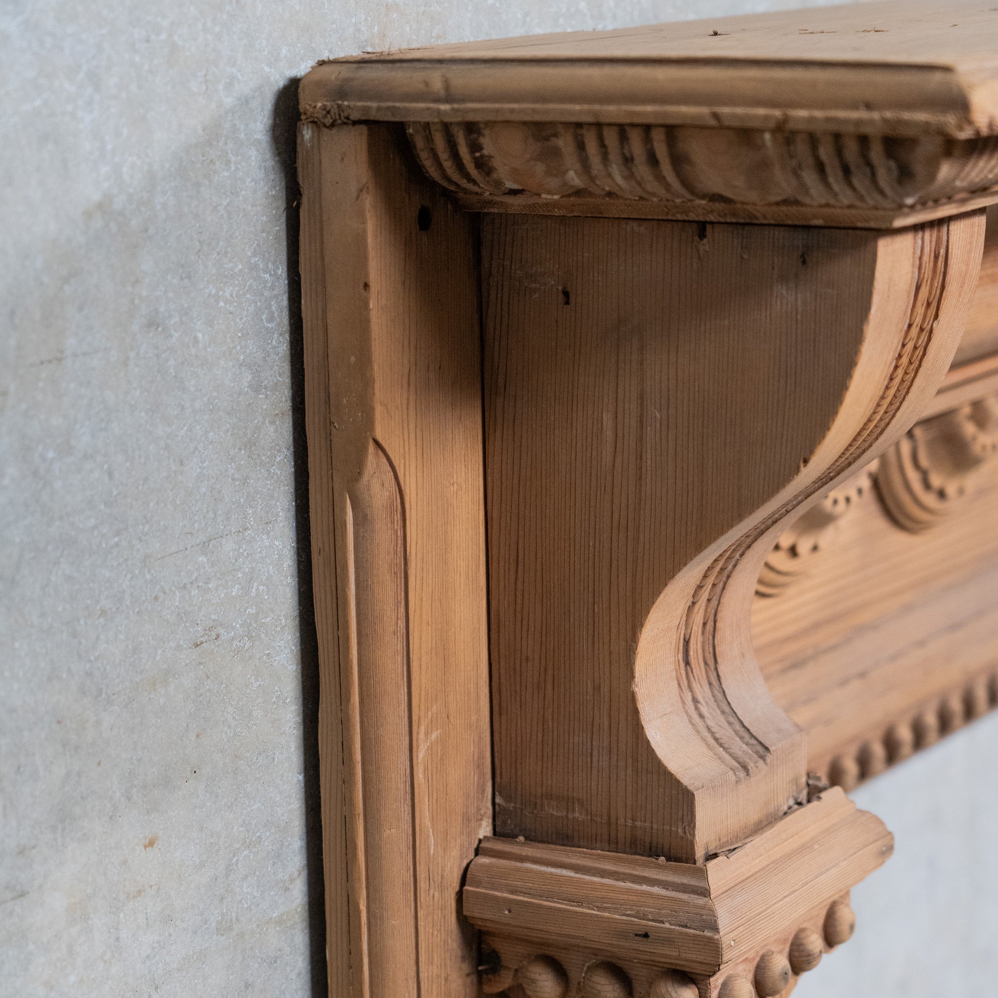 wooden mantle | Scott Landon Antiques and Interiors.