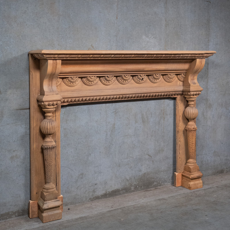 wooden mantle | Scott Landon Antiques and Interiors.