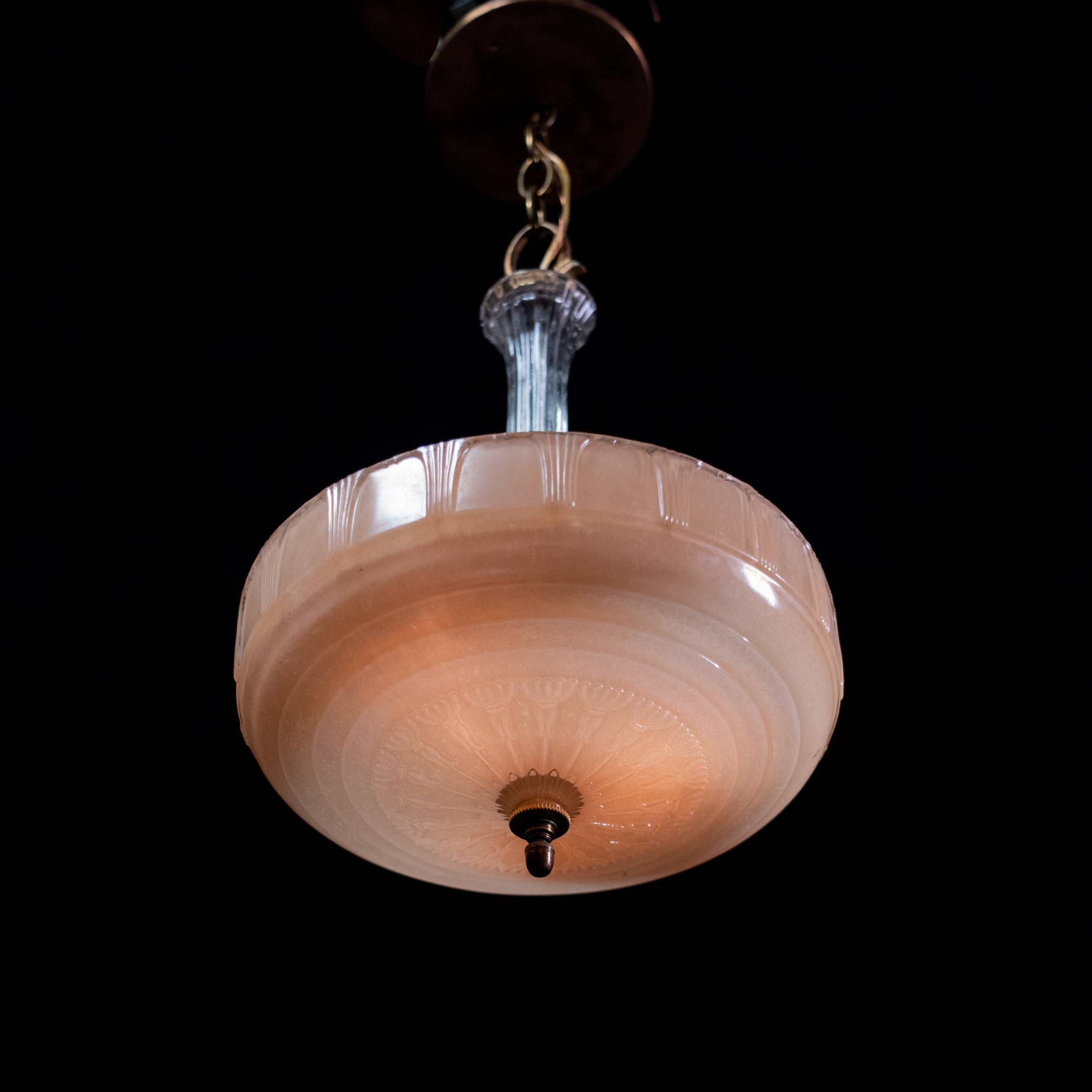 Art deco pendant light  | Scott Landon Antiques and Interiors.