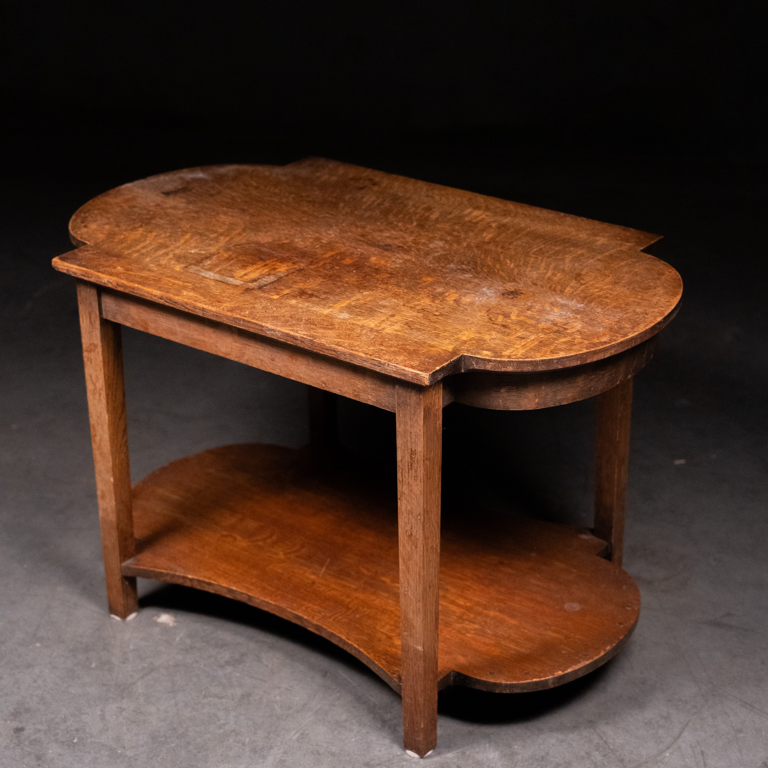 English Arts & Crafts Oak Coffee Table c.1910 | Heals Style Library Table