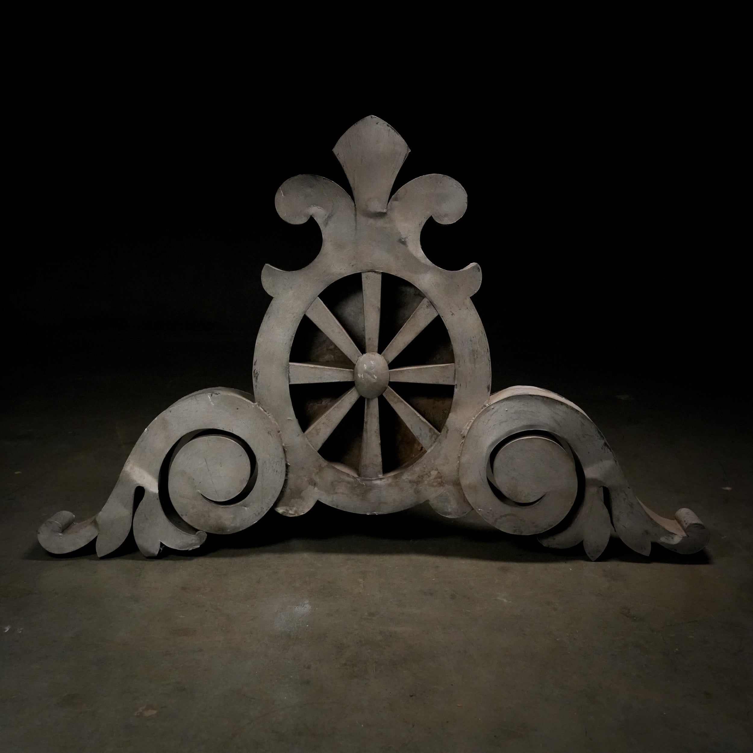 1890 Quebec Zinc Architectural Salvage Finial