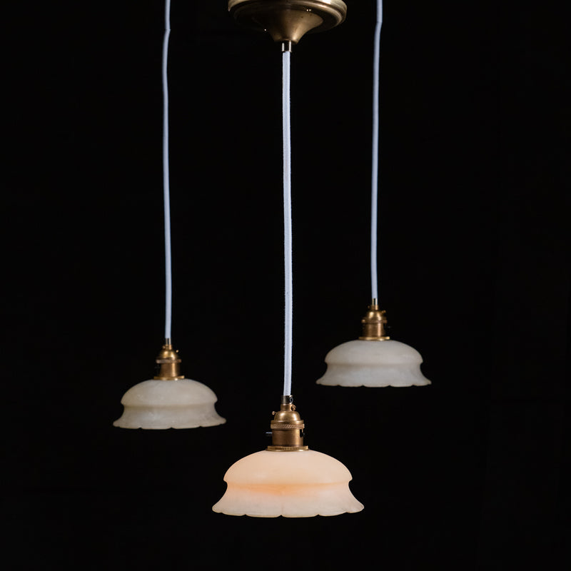 alabaster pendants | Scott Landon Antiques and Interiors.