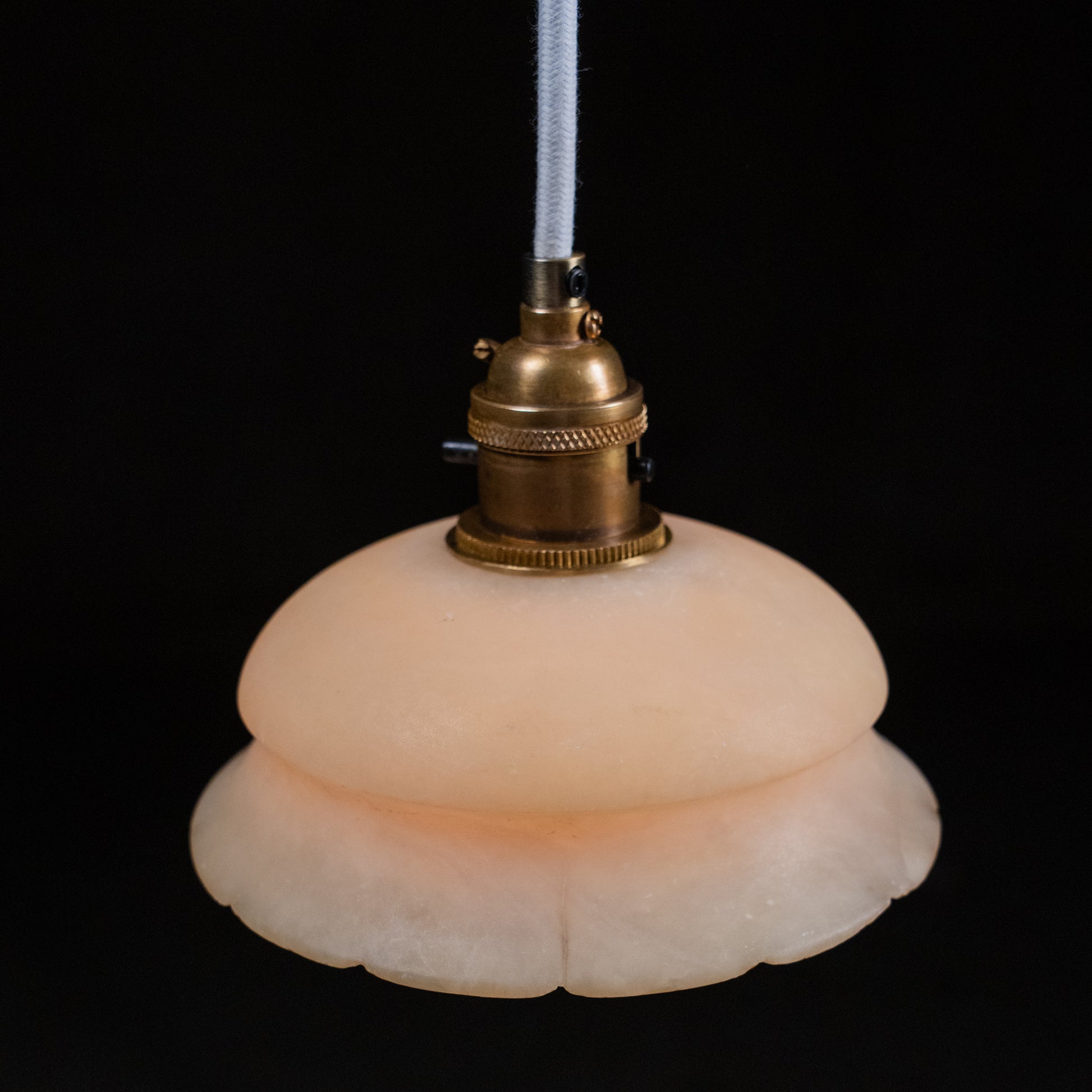 alabaster pendants lights  | Scott Landon Antiques and Interiors.