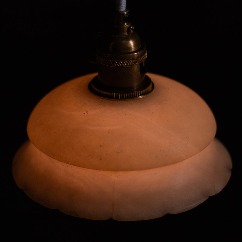 alabaster pendants | Scott Landon Antiques and Interiors.