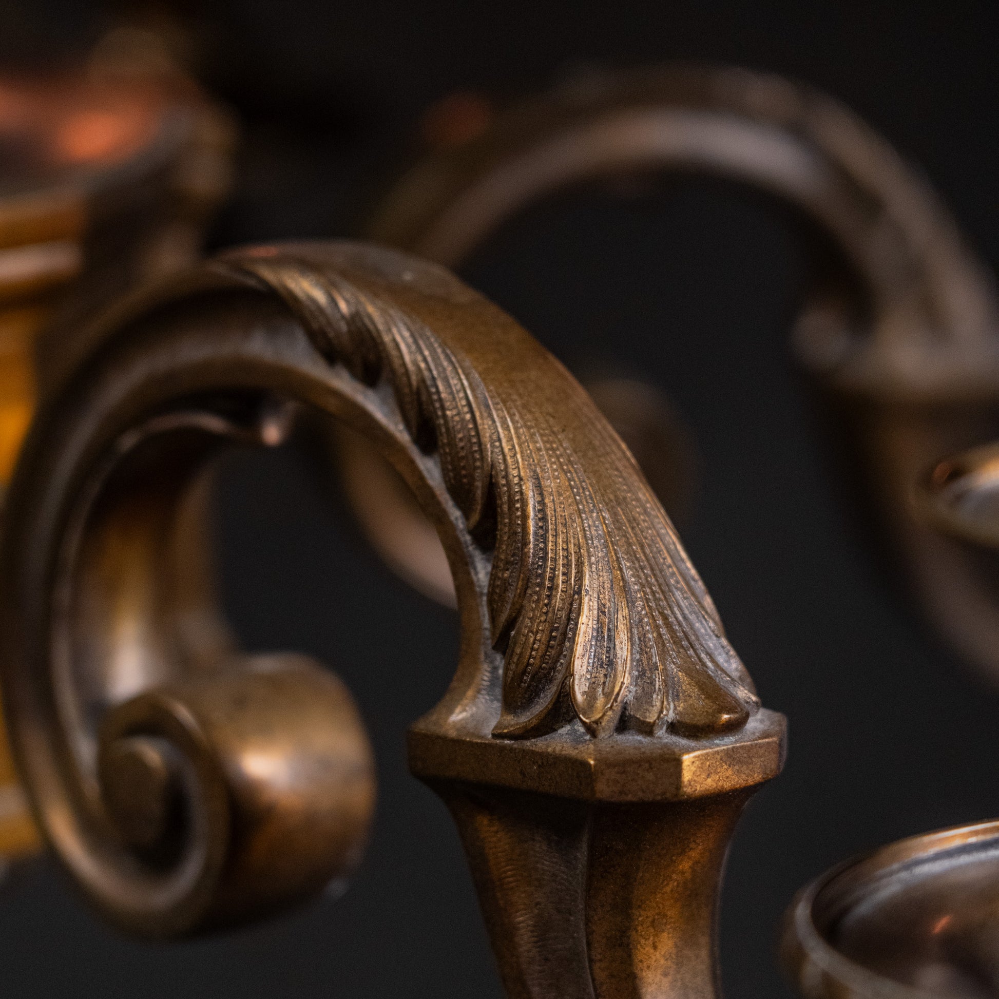 brass chandelier | Scott Landon Antiques and Interiors.