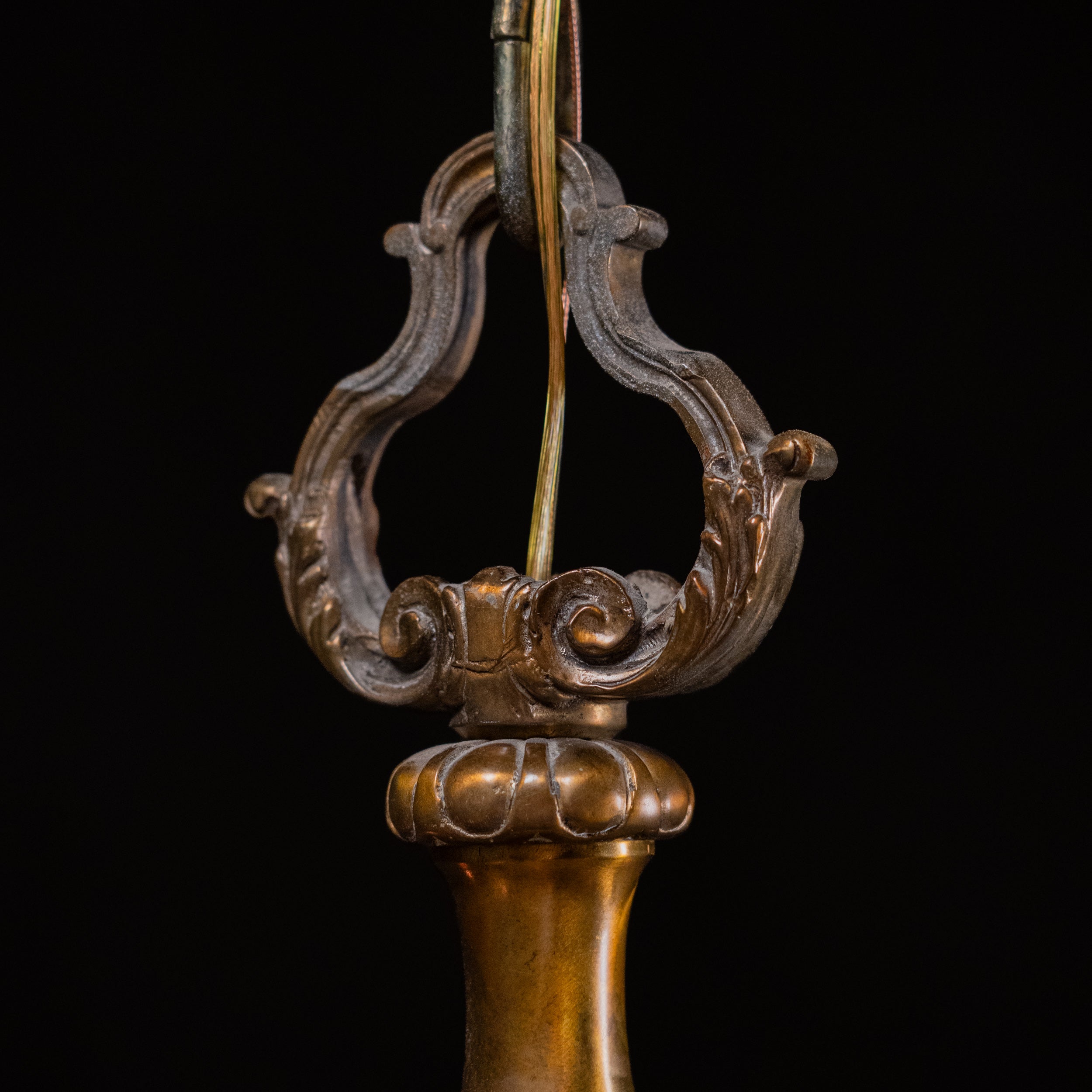 brass chandelier | Scott Landon Antiques and Interiors.