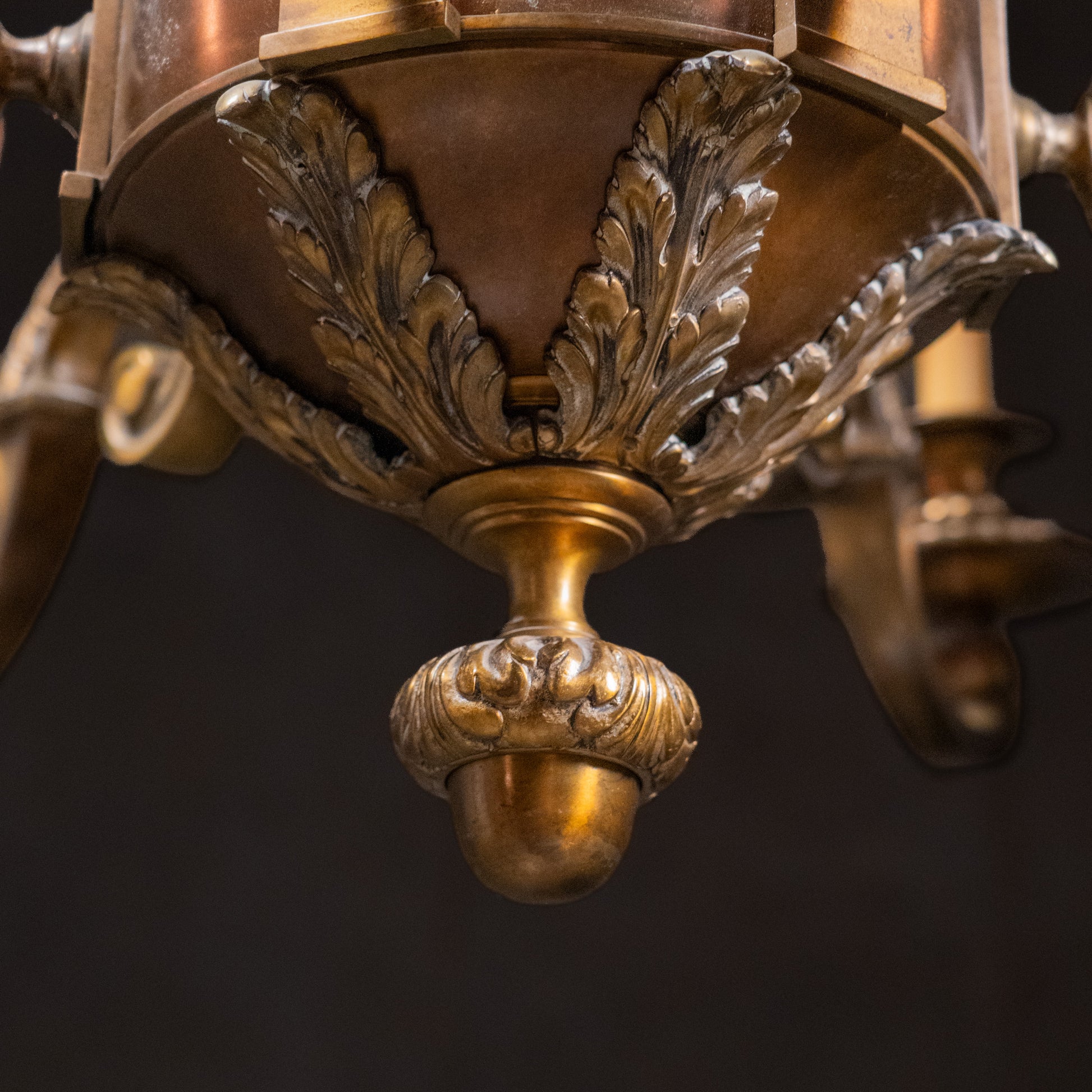 brass chandelier | Scott Landon Antiques and Interiors.
