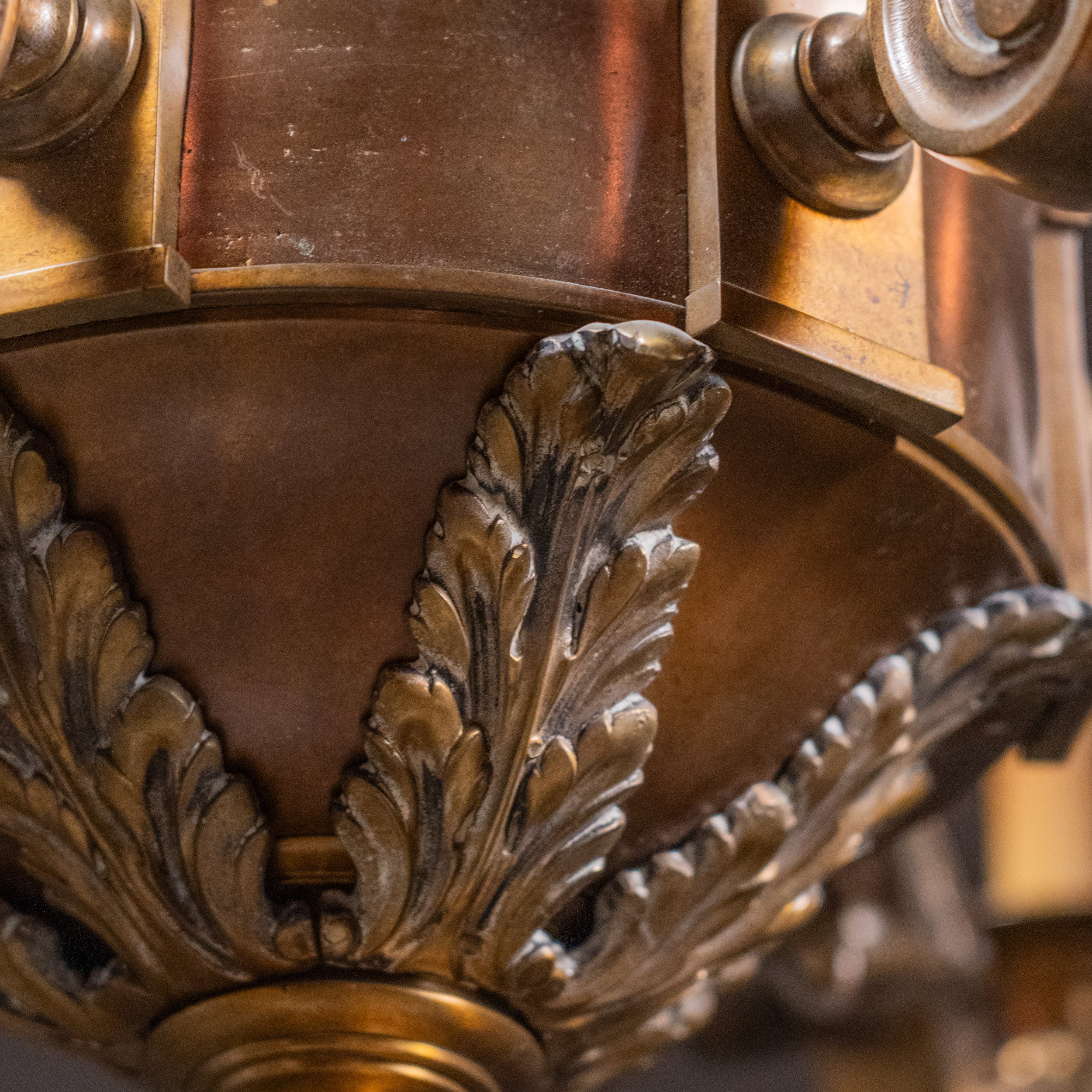 brass chandelier | Scott Landon Antiques and Interiors.
