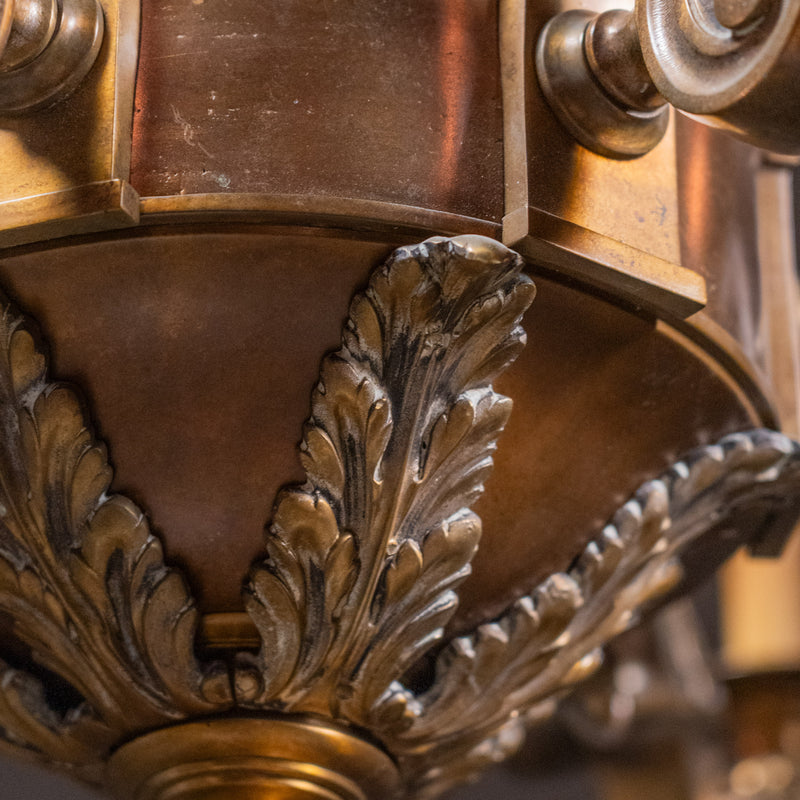 brass chandelier | Scott Landon Antiques and Interiors.