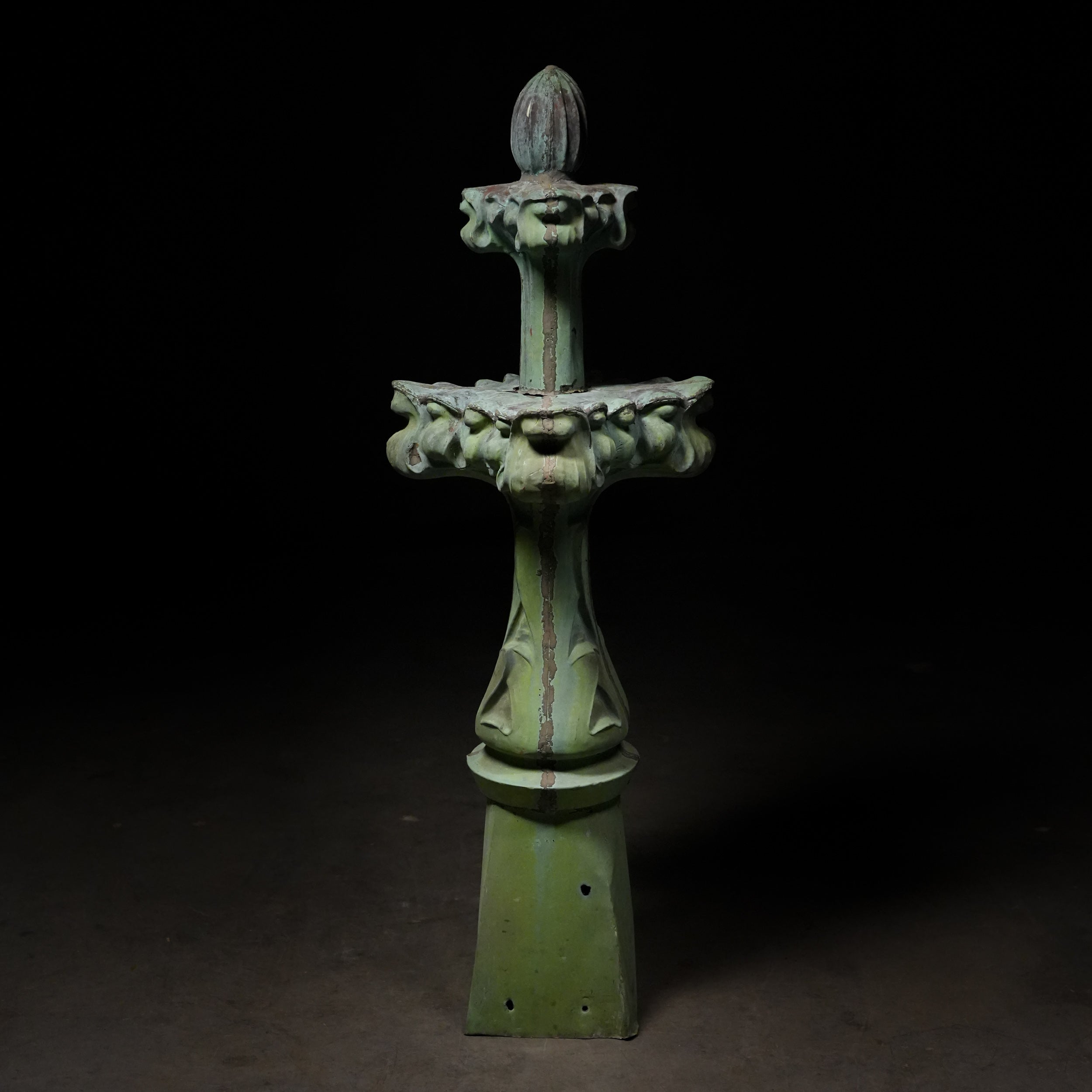 19th Century Copper Decorative Finial