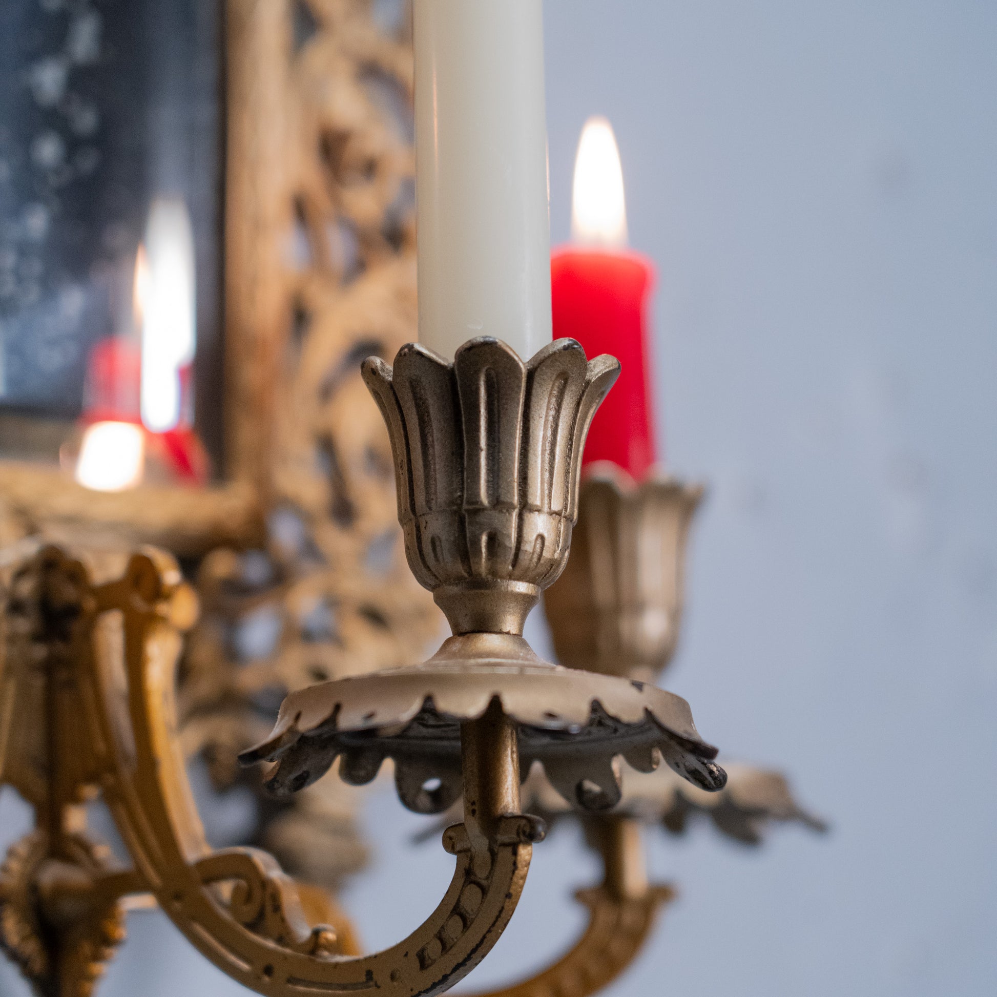 candle mirror | Scott Landon Antiques and Interiors.