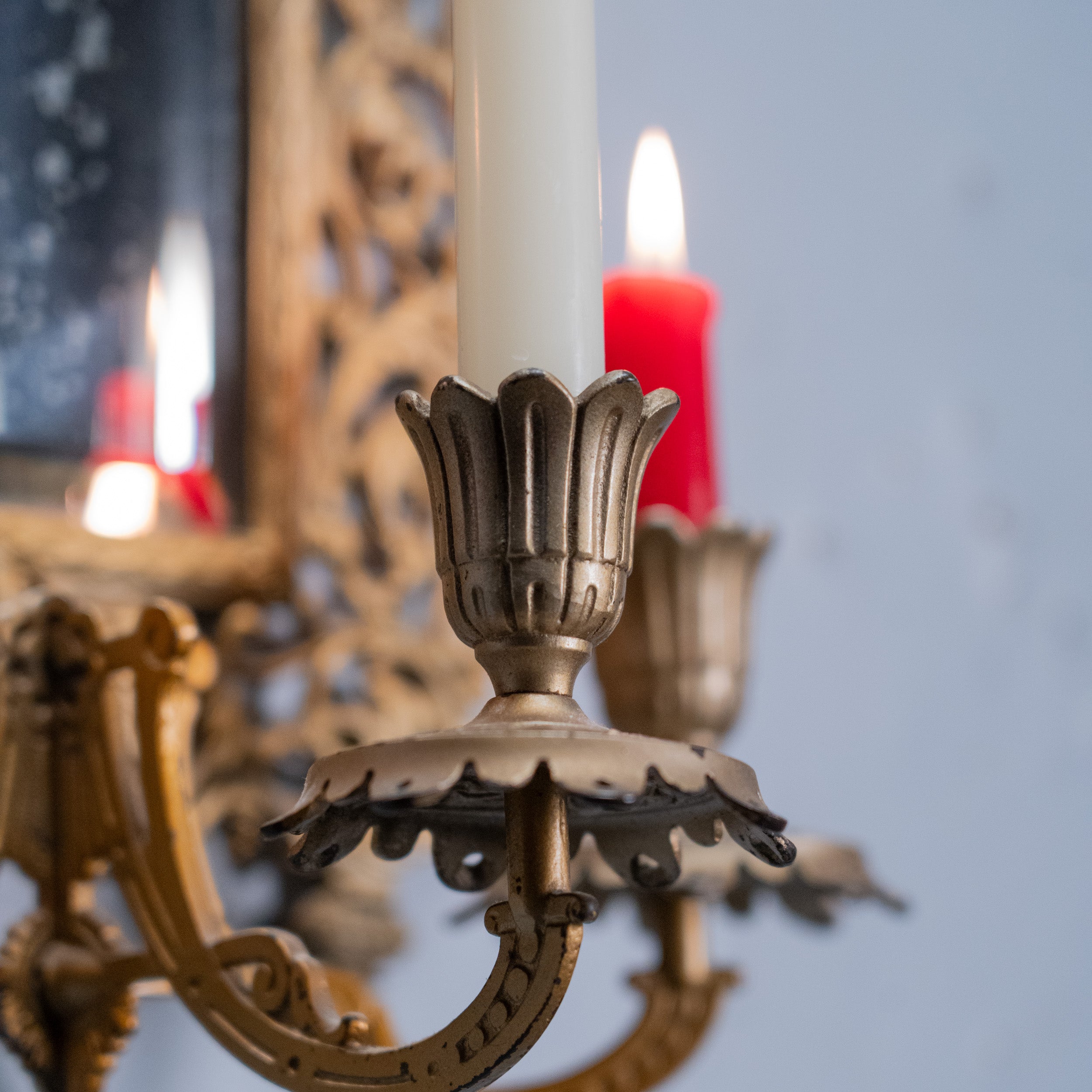 candle mirror | Scott Landon Antiques and Interiors.