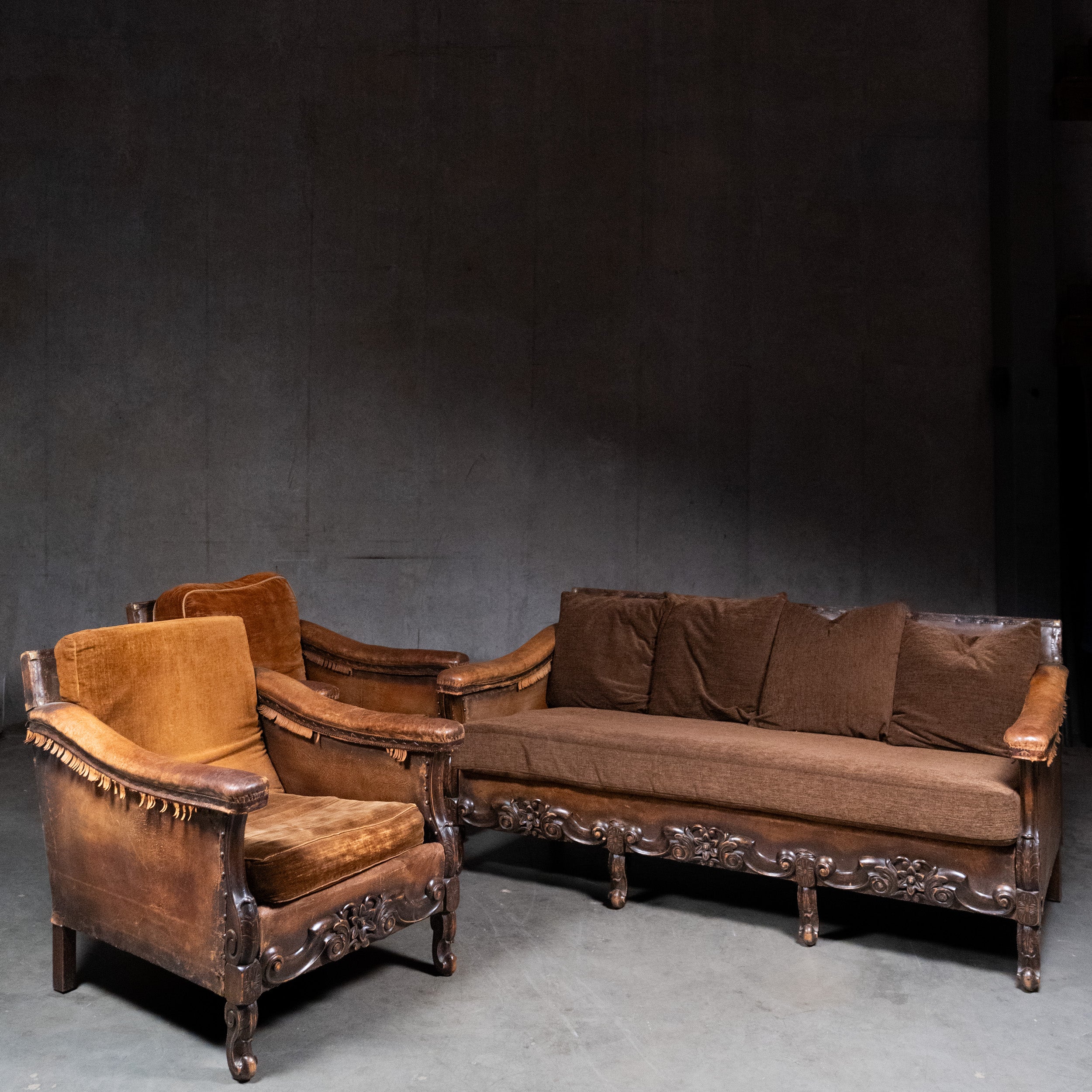 couch and chair set | Scott Landon Antiques and Interiors.