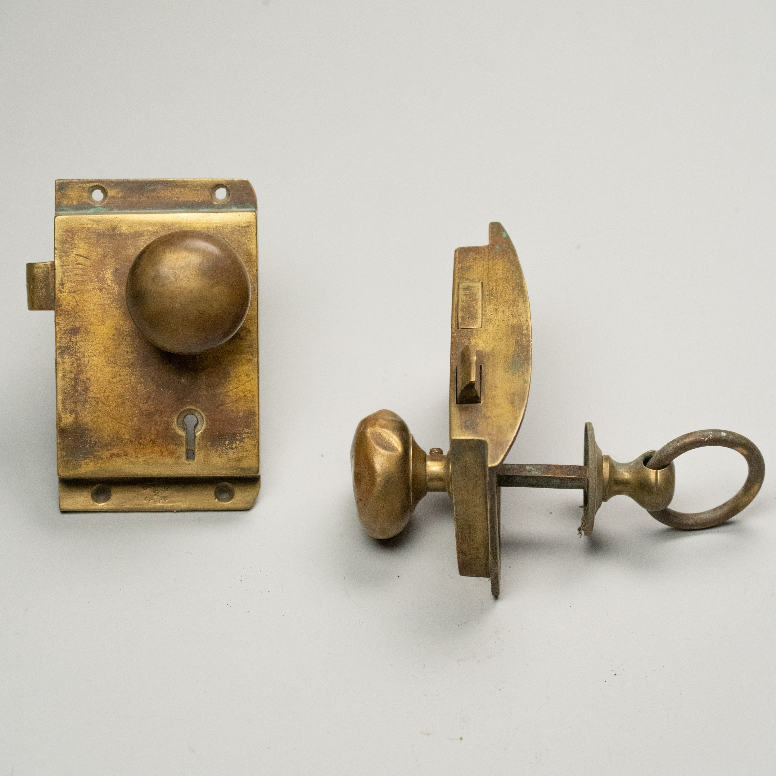 1920 Marine Brass Door Locks by William McGeoch Ltd