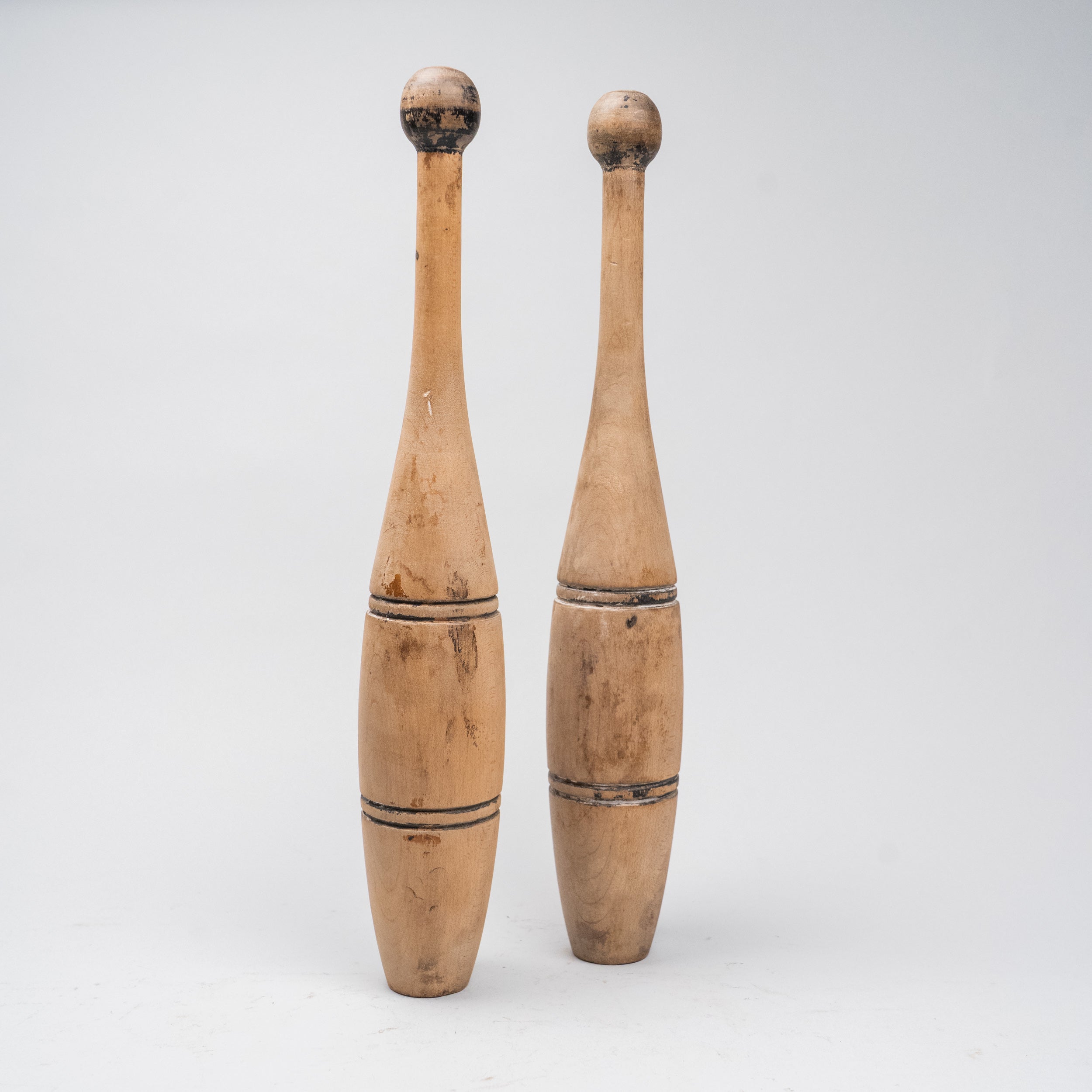 1930 Wooden Exercise Clubs